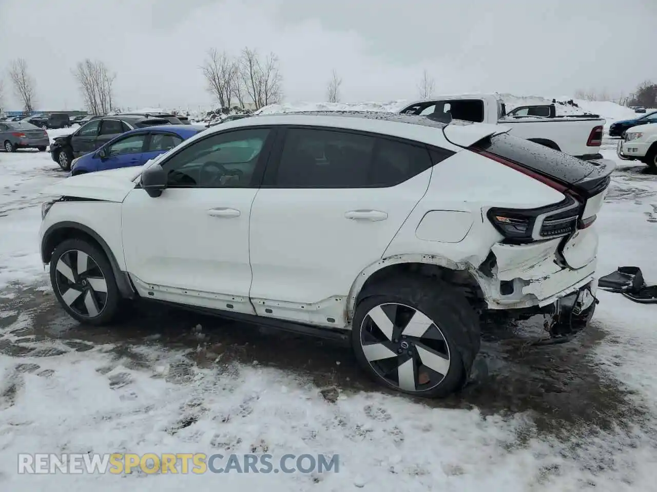 2 Photograph of a damaged car YV4ED3GL8P2056789 VOLVO C40 RECHAR 2023