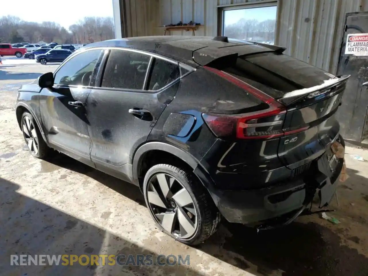 2 Photograph of a damaged car YV4ED3GM9P2039427 VOLVO C40 RECHAR 2023