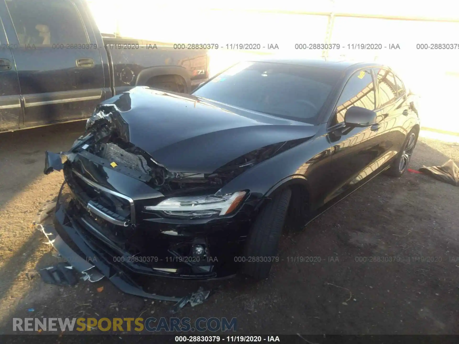 2 Photograph of a damaged car 7JR102FM7KG007257 VOLVO S60 2019