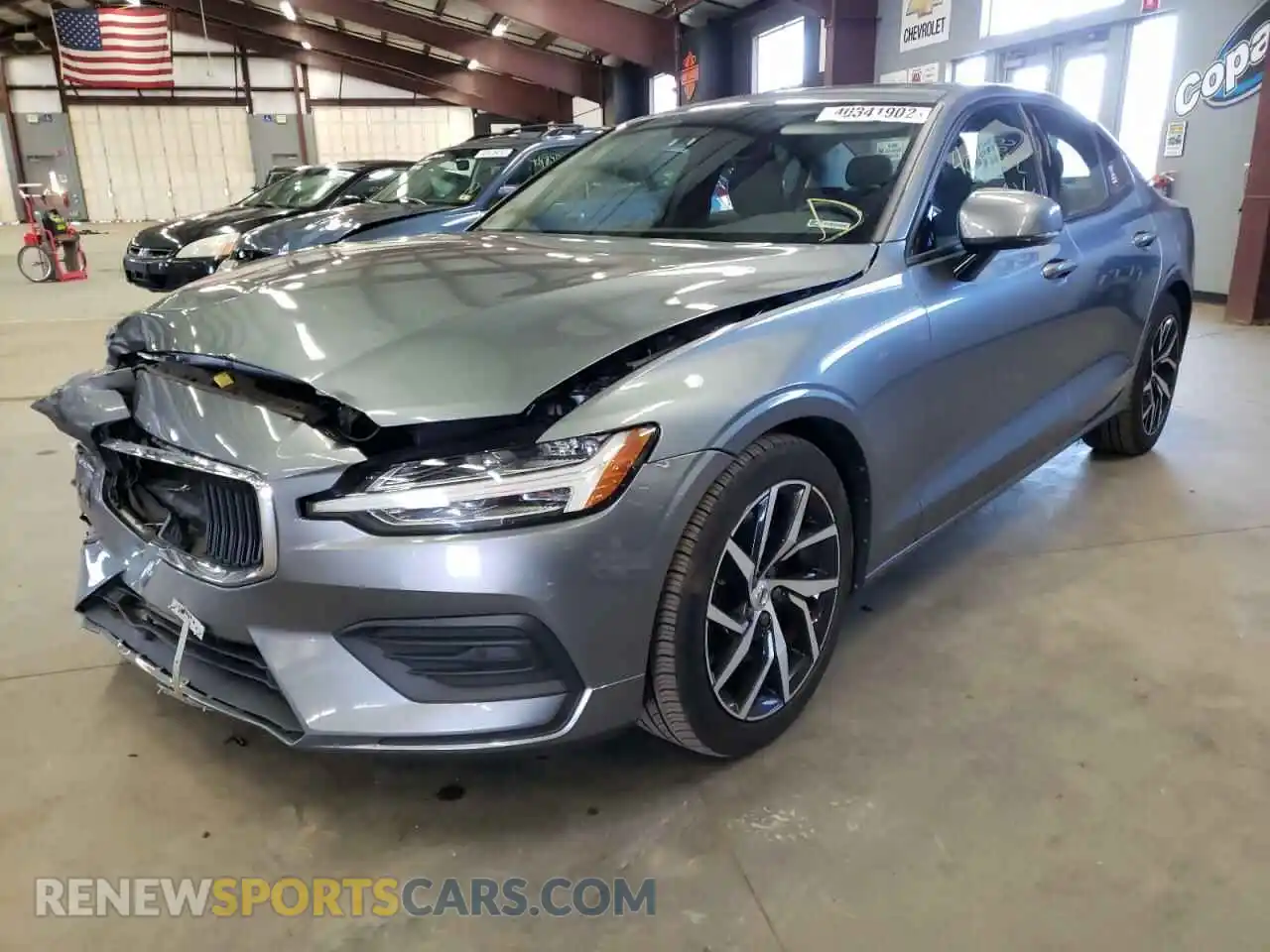 2 Photograph of a damaged car 7JRA22TK5KG002006 VOLVO S60 2019