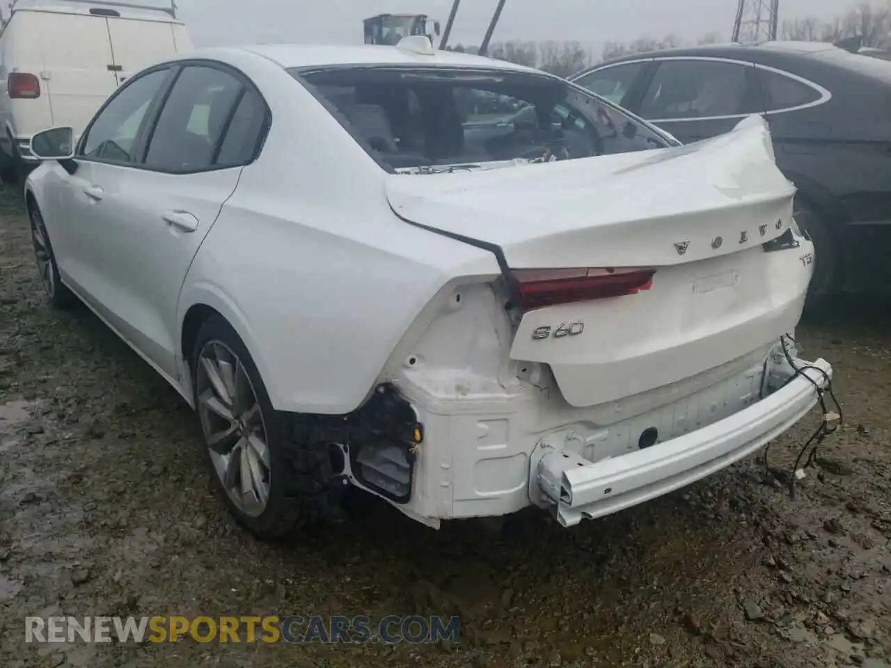 3 Фотография поврежденного автомобиля 7JR102FK1LG048273 VOLVO S60 2020