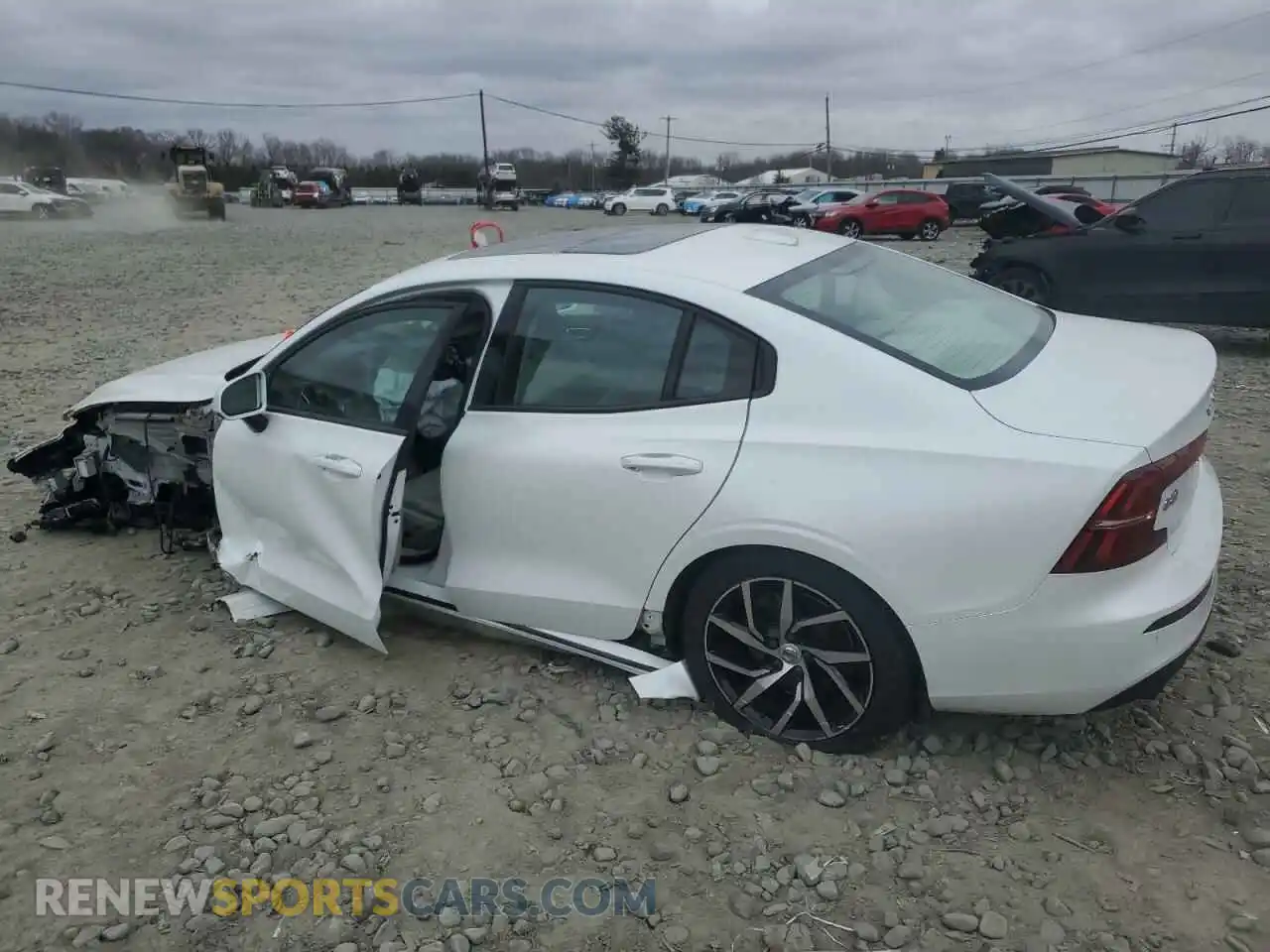 2 Photograph of a damaged car 7JR102FK7LG044227 VOLVO S60 2020