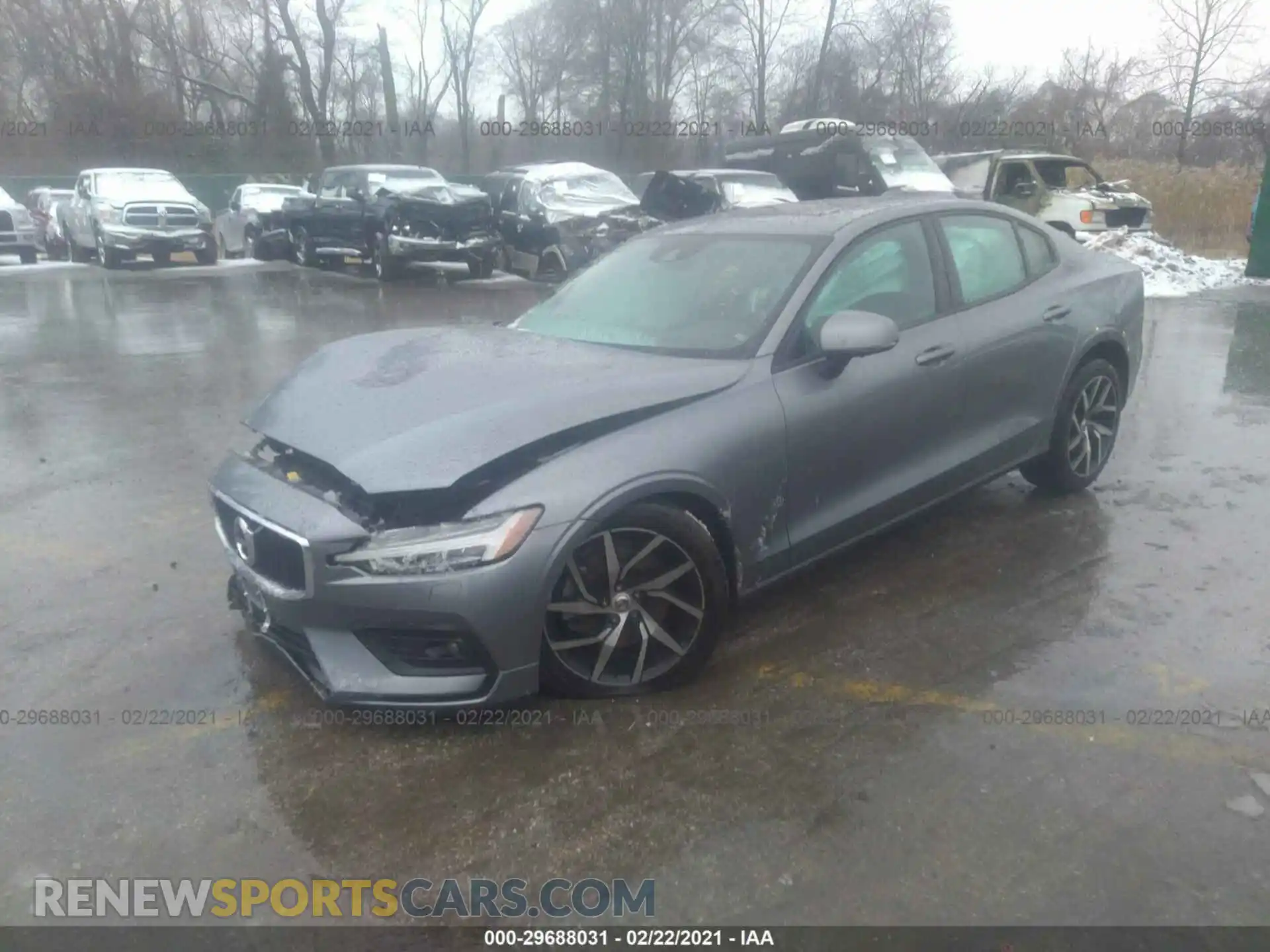 2 Photograph of a damaged car 7JR102FK8LG042292 VOLVO S60 2020