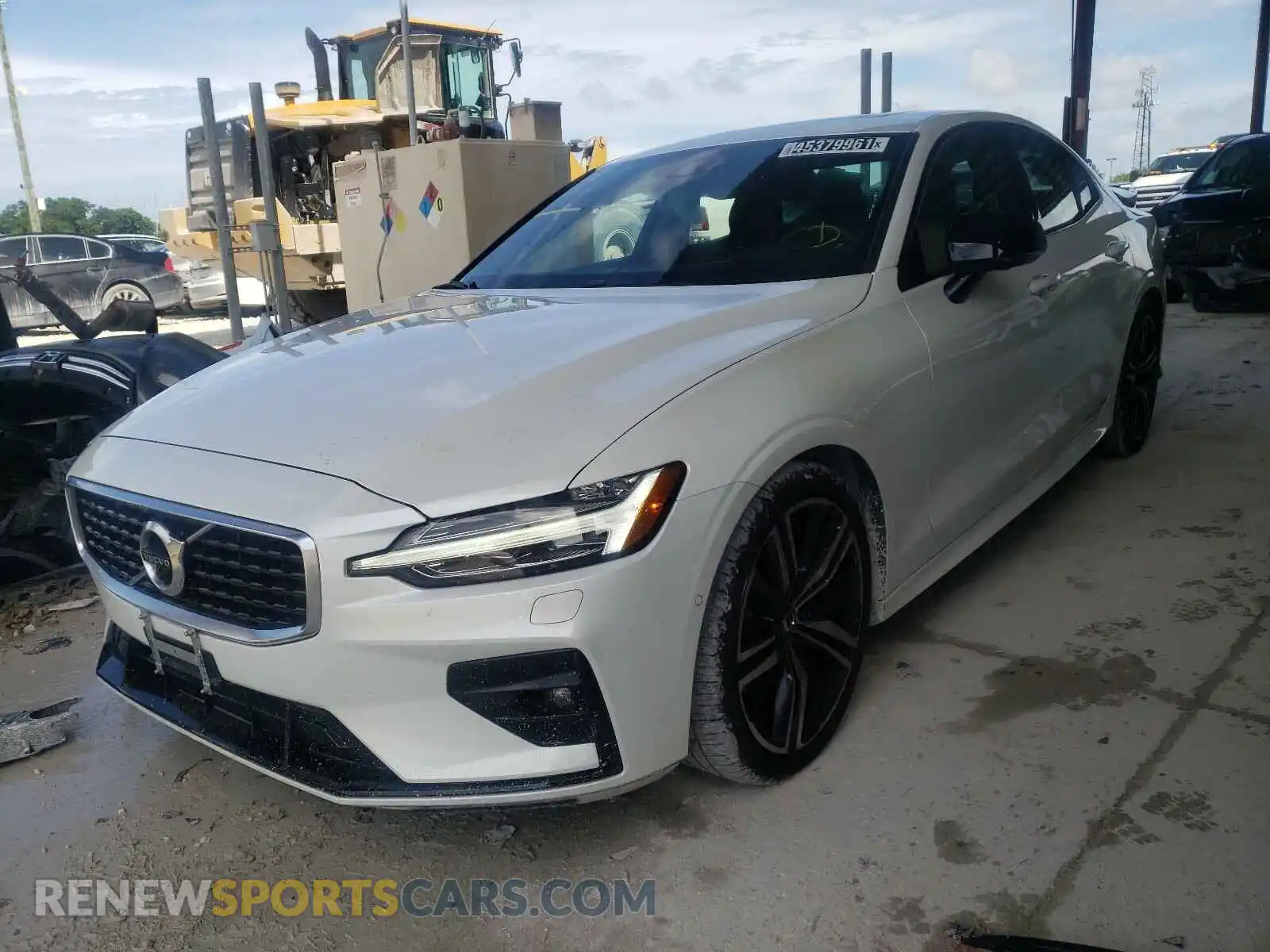 2 Photograph of a damaged car 7JR102FM2LG072082 VOLVO S60 2020
