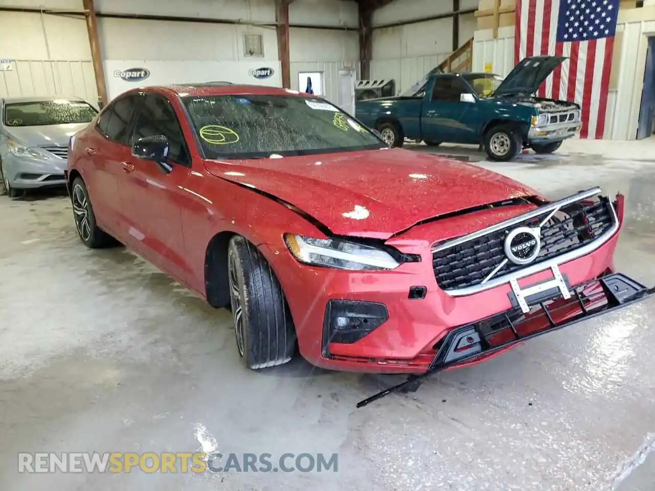 1 Photograph of a damaged car 7JRA22TM6LG037155 VOLVO S60 2020