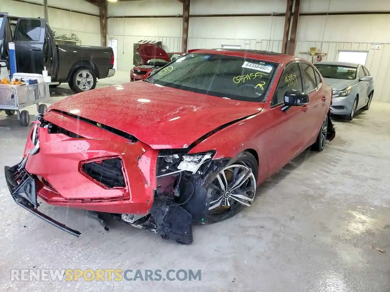2 Photograph of a damaged car 7JRA22TM6LG037155 VOLVO S60 2020