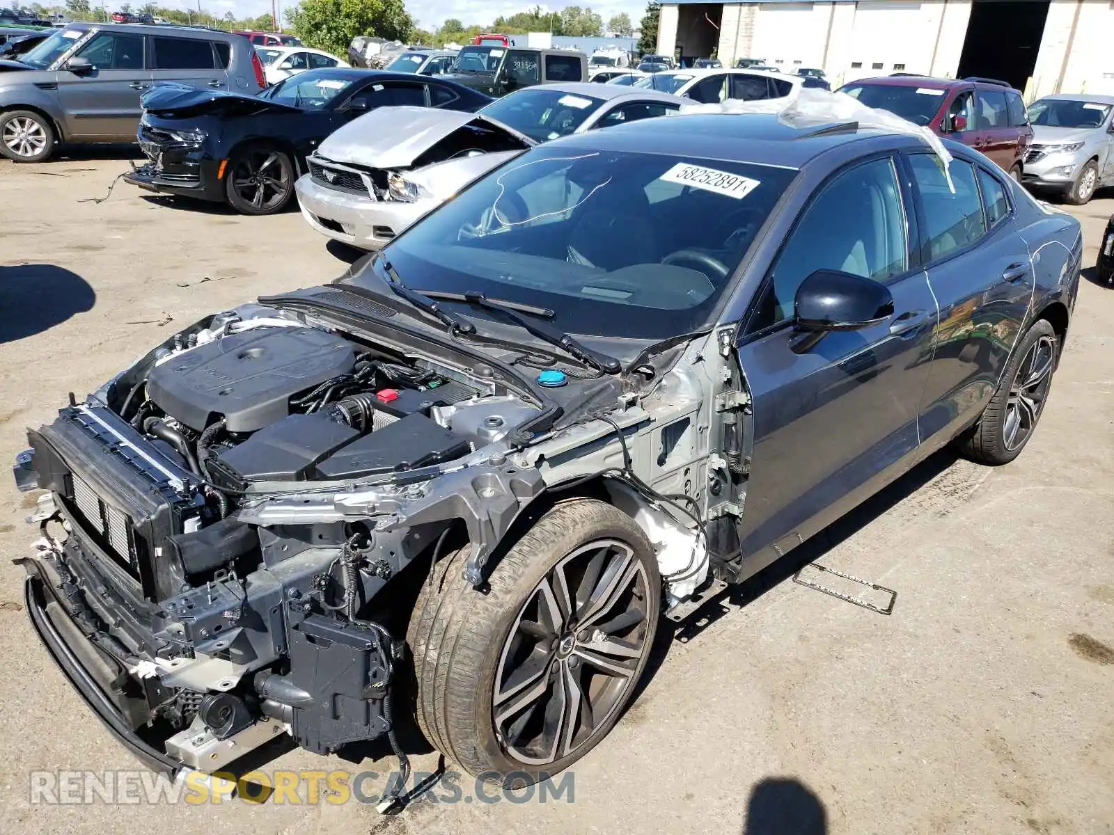 2 Photograph of a damaged car 7JRA22TM8LG030465 VOLVO S60 2020