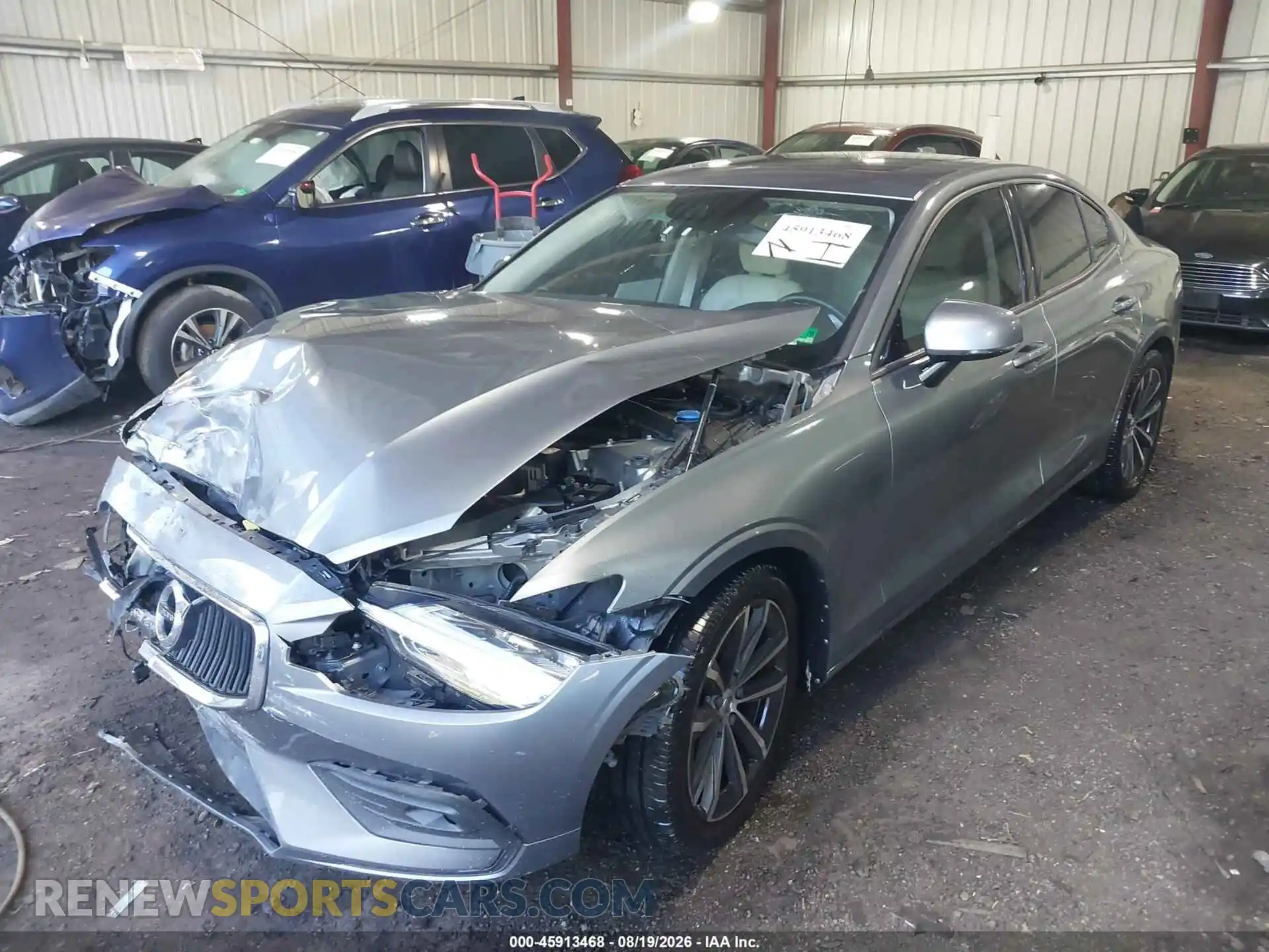2 Photograph of a damaged car 7JR102FK2MG095409 VOLVO S60 2021