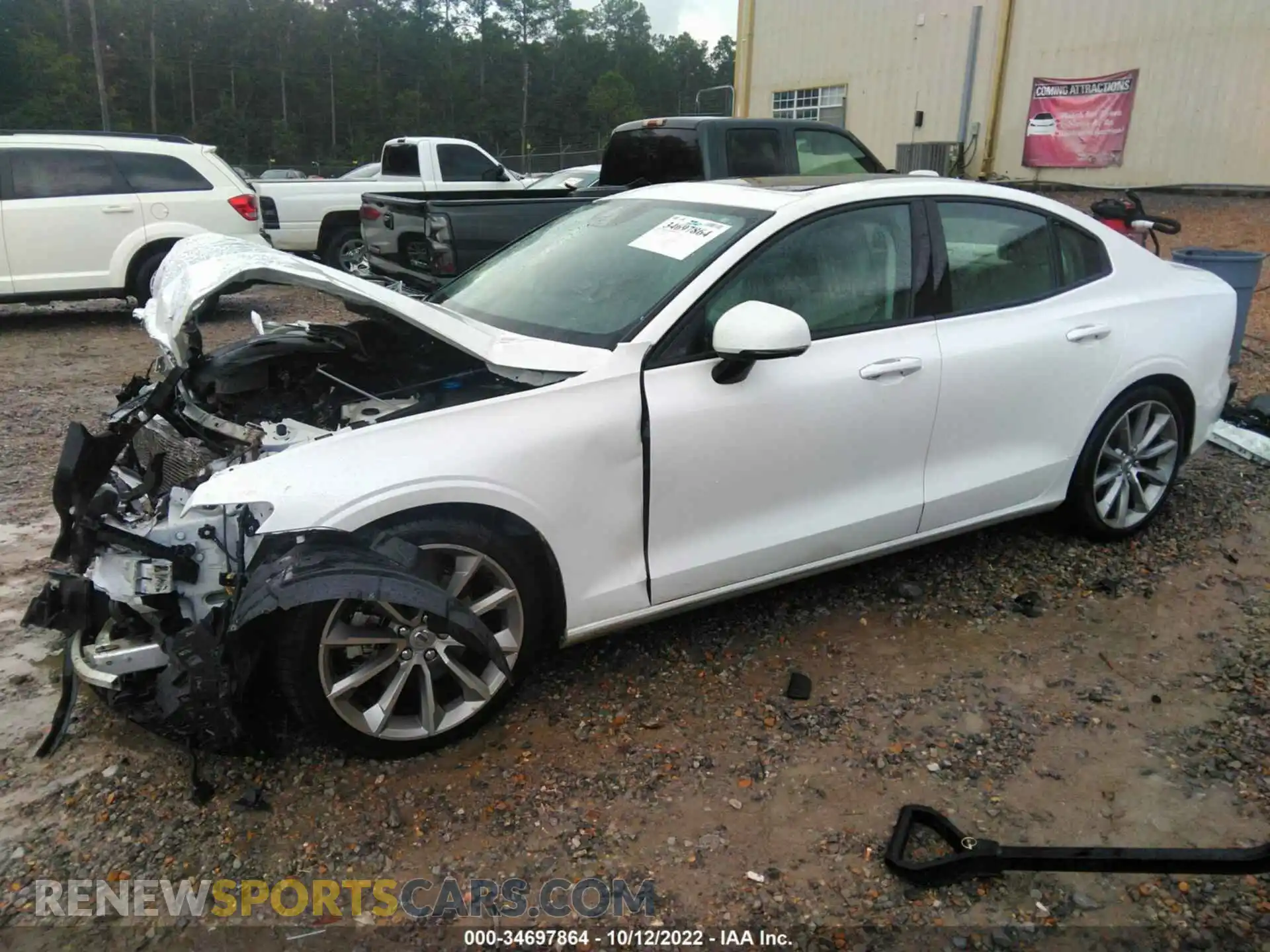 2 Photograph of a damaged car 7JR102FK3MG094835 VOLVO S60 2021