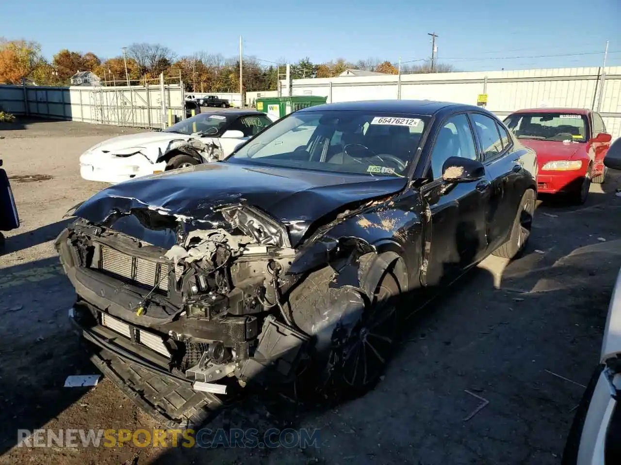 2 Photograph of a damaged car 7JR102FK3MG095855 VOLVO S60 2021