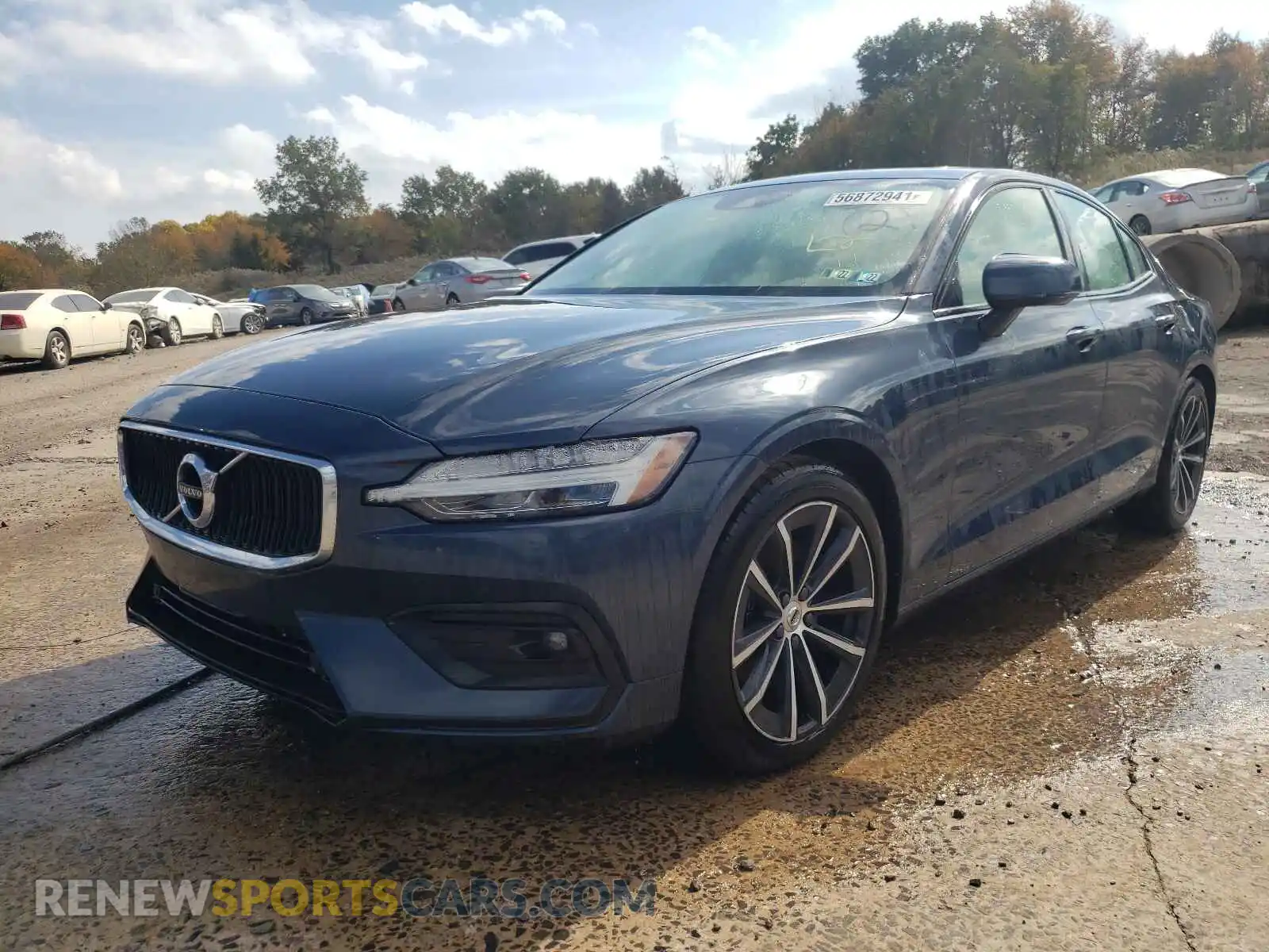 2 Photograph of a damaged car 7JR102FK6MG092061 VOLVO S60 2021