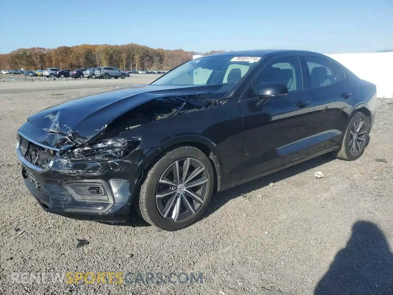 1 Photograph of a damaged car 7JR102FK8MG096788 VOLVO S60 2021