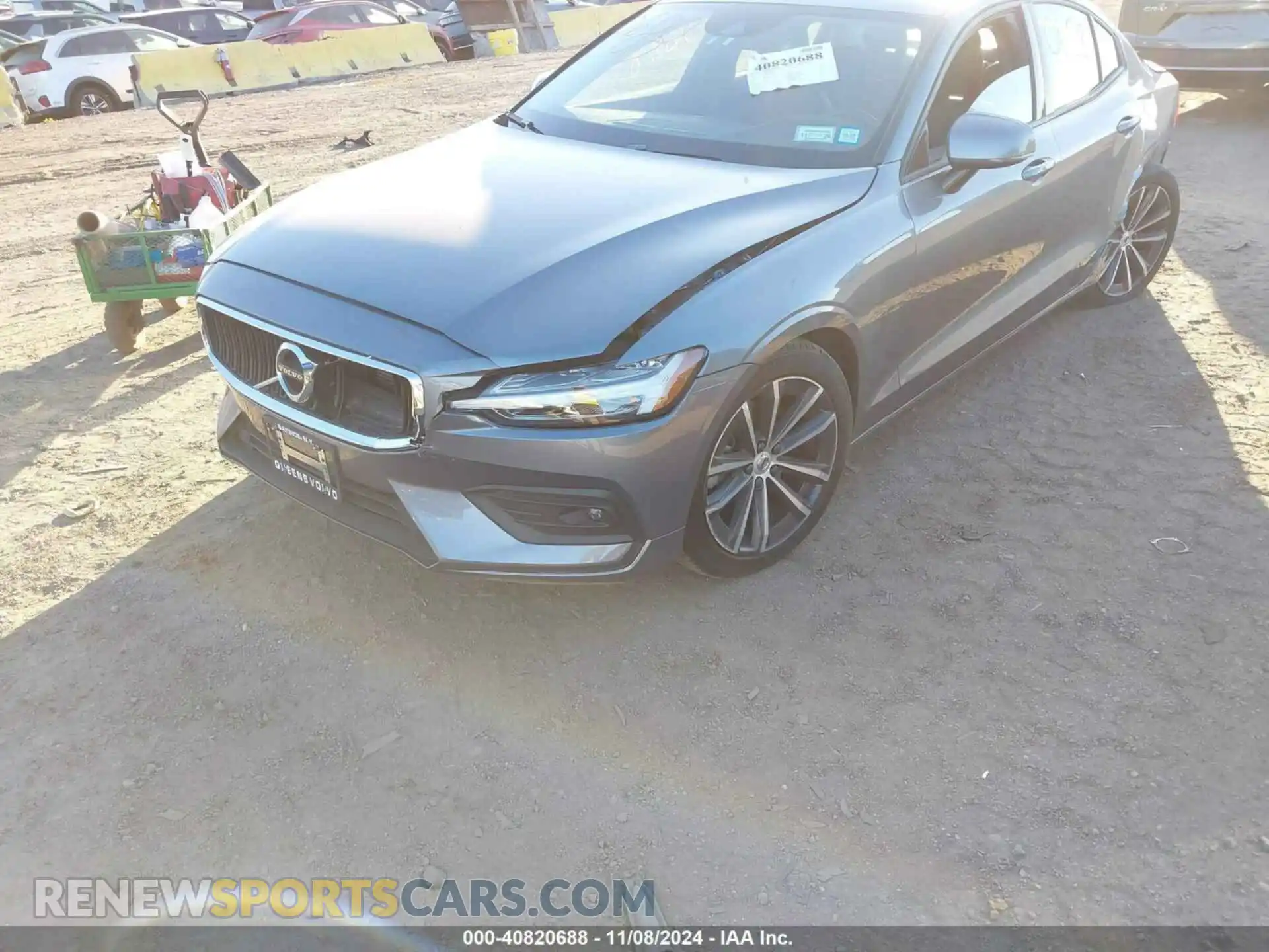 2 Photograph of a damaged car 7JR102FK9MG080454 VOLVO S60 2021