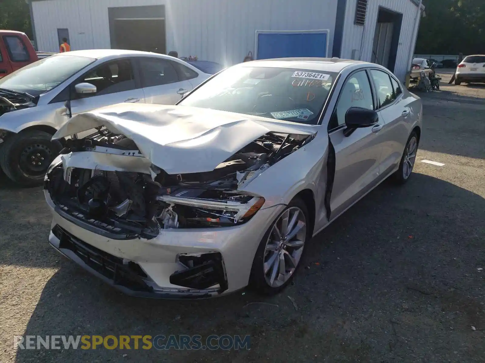 2 Photograph of a damaged car 7JR102FZ9MG118391 VOLVO S60 2021