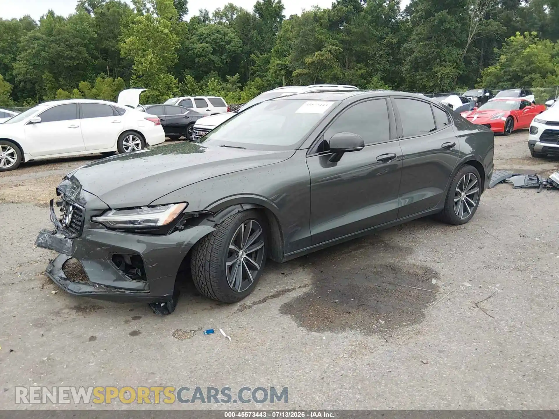2 Photograph of a damaged car 7JR102TZ1MG118633 VOLVO S60 2021