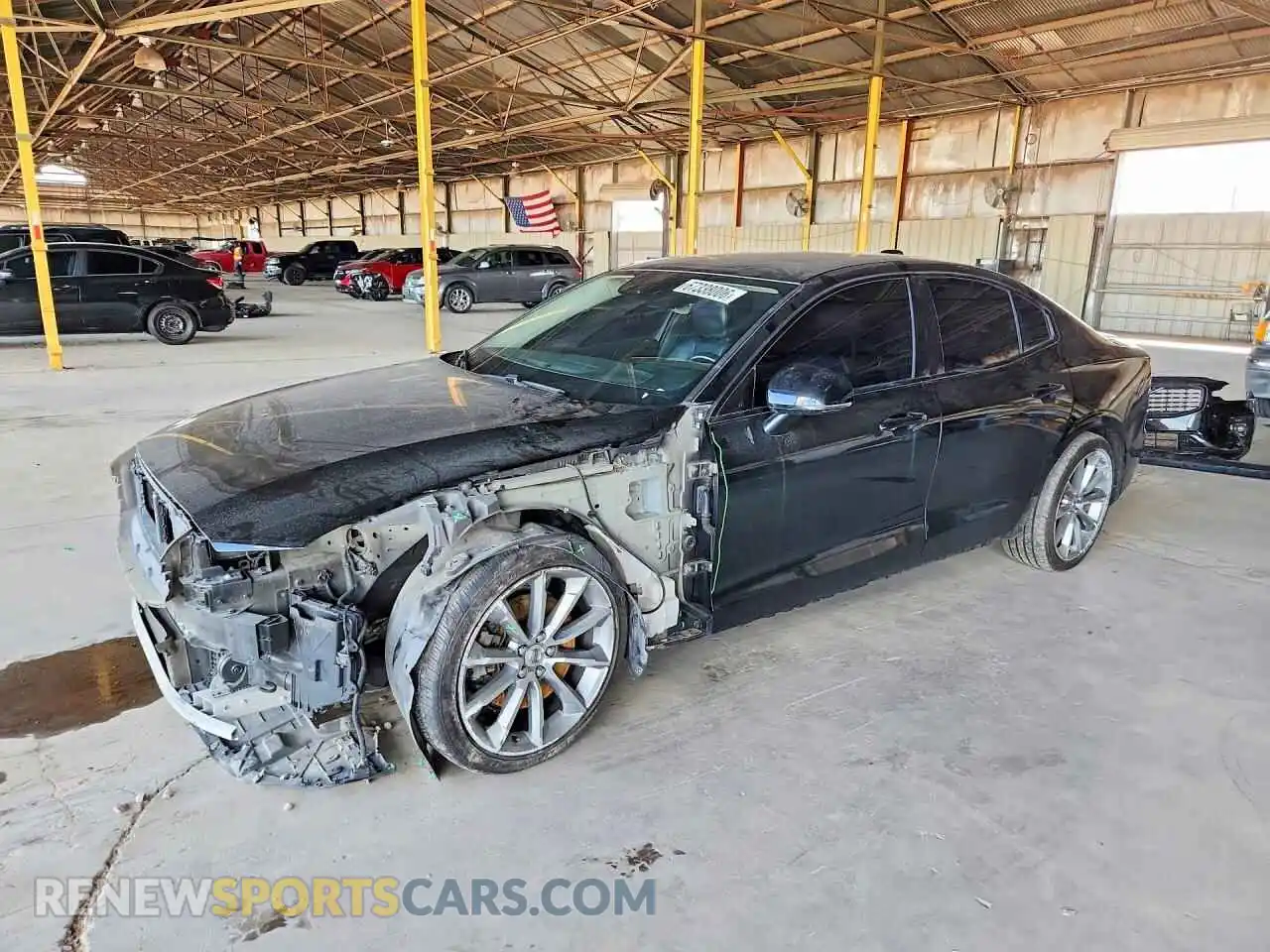 1 Photograph of a damaged car 7JR102TZ9MG103846 VOLVO S60 2021
