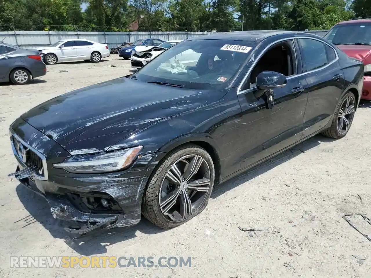 1 Фотография поврежденного автомобиля 7JRA22TL4MG091935 VOLVO S60 2021