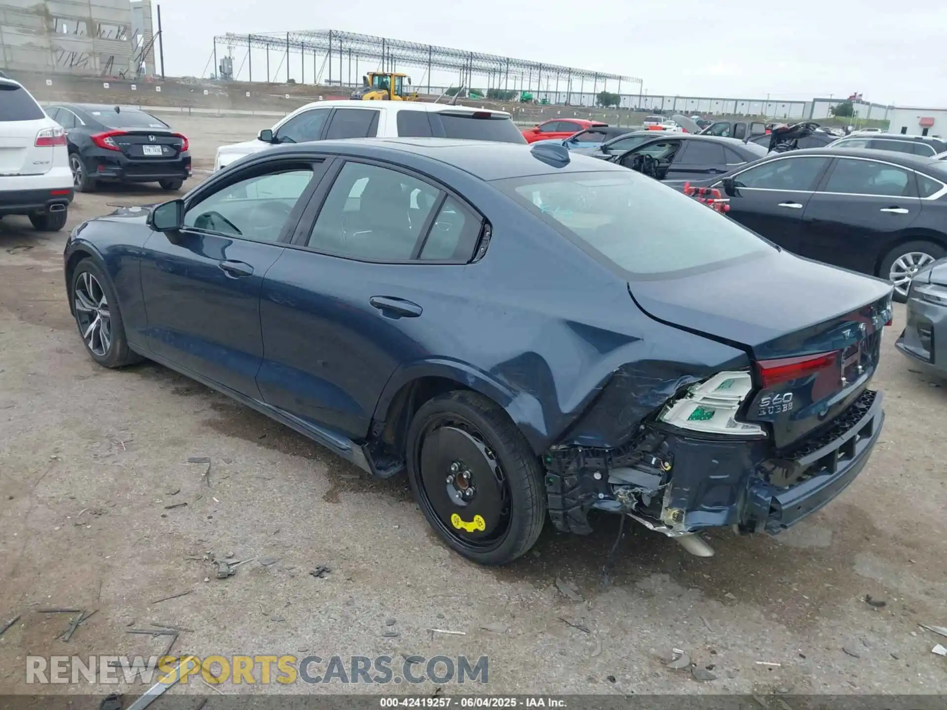 3 Photograph of a damaged car 7JRL12FL7RG318758 VOLVO S60 2024