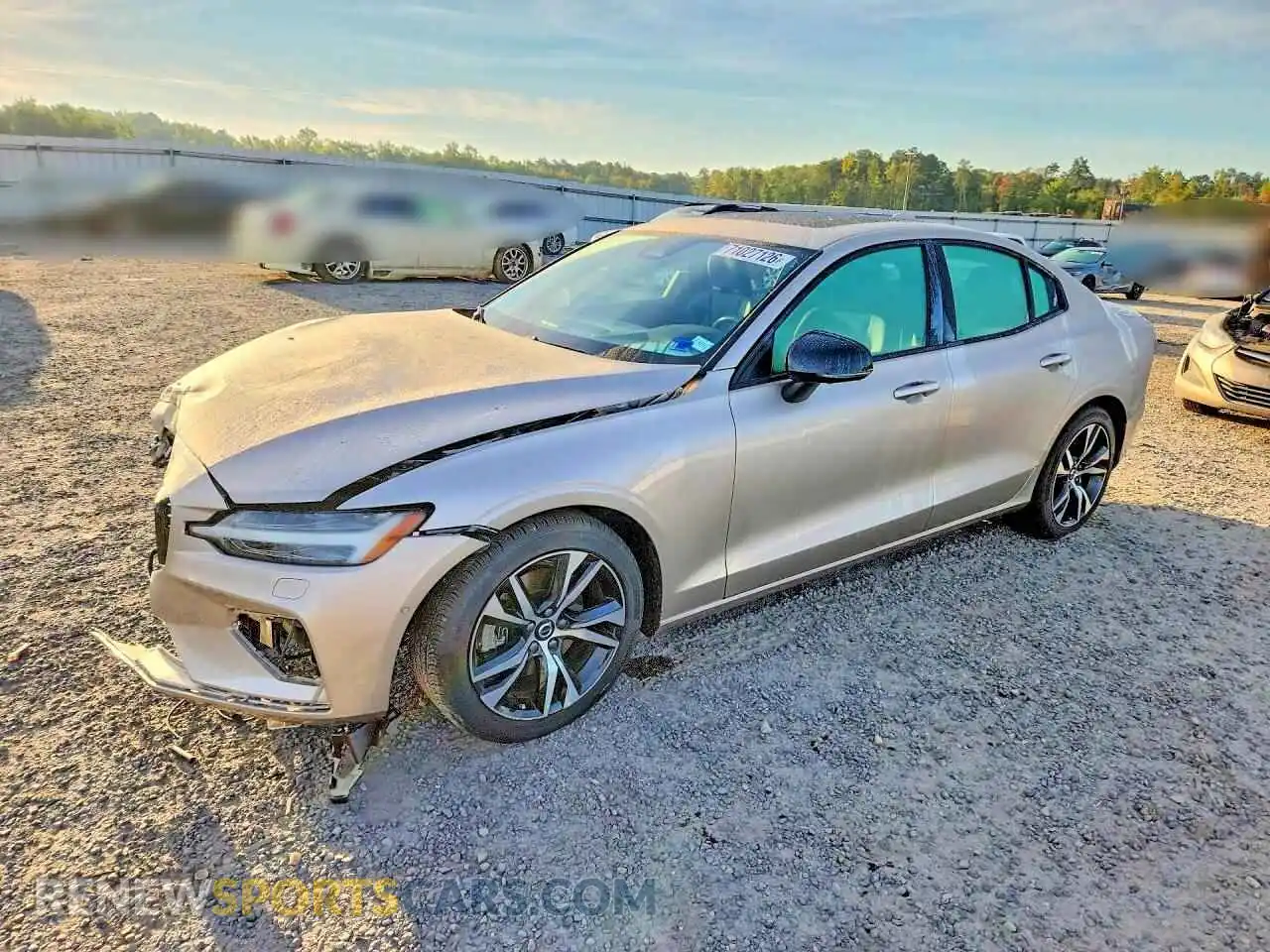 1 Photograph of a damaged car 7JRL12TL2RG299850 VOLVO S60 2024