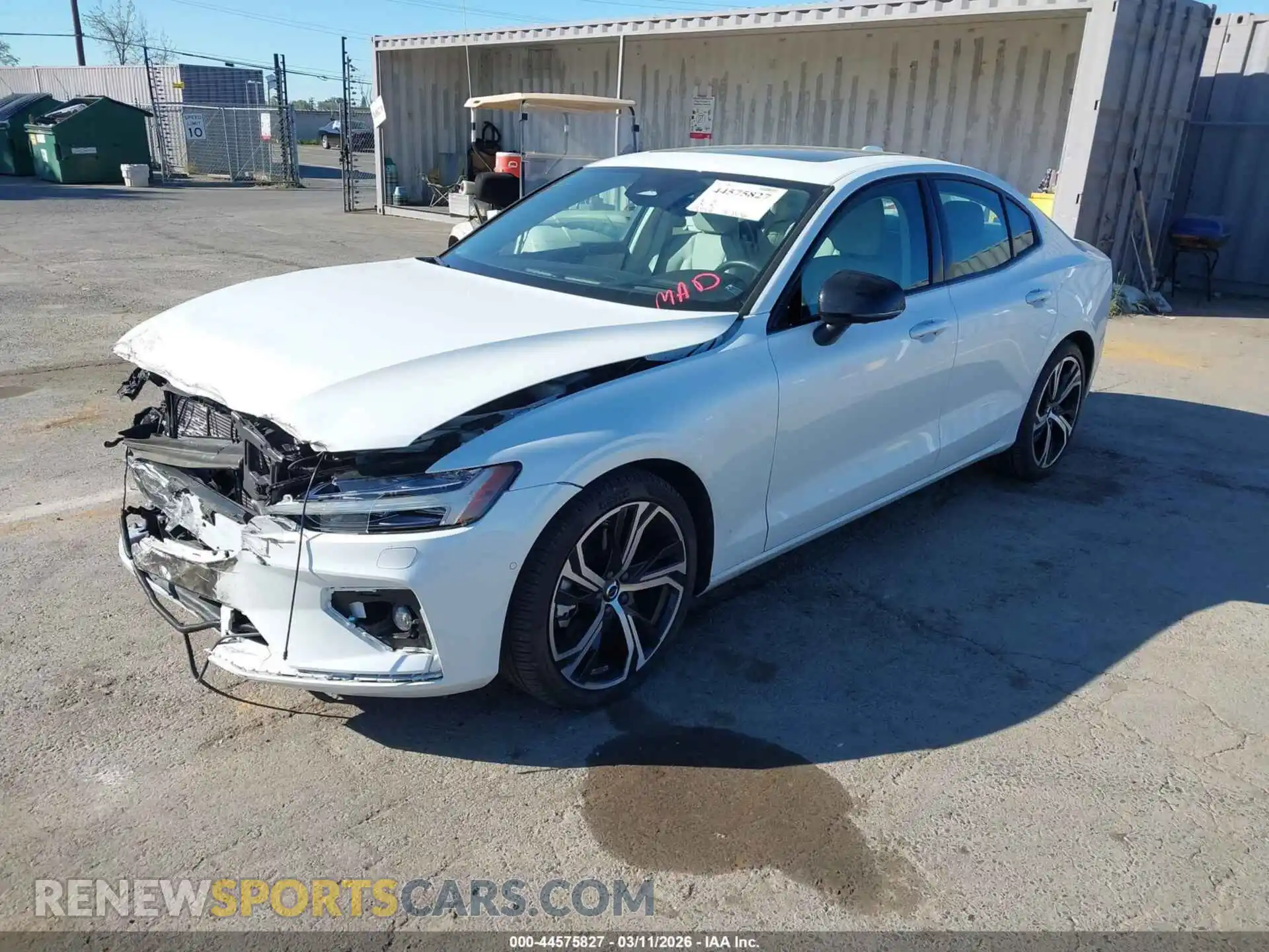 2 Photograph of a damaged car 7JRL12TM6RG303097 VOLVO S60 2024