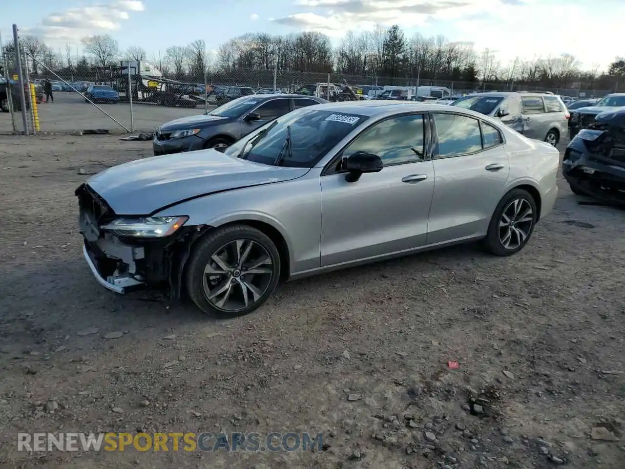 1 Photograph of a damaged car 7JRL12FK8RG322955 VOLVO S60 CORE 2024