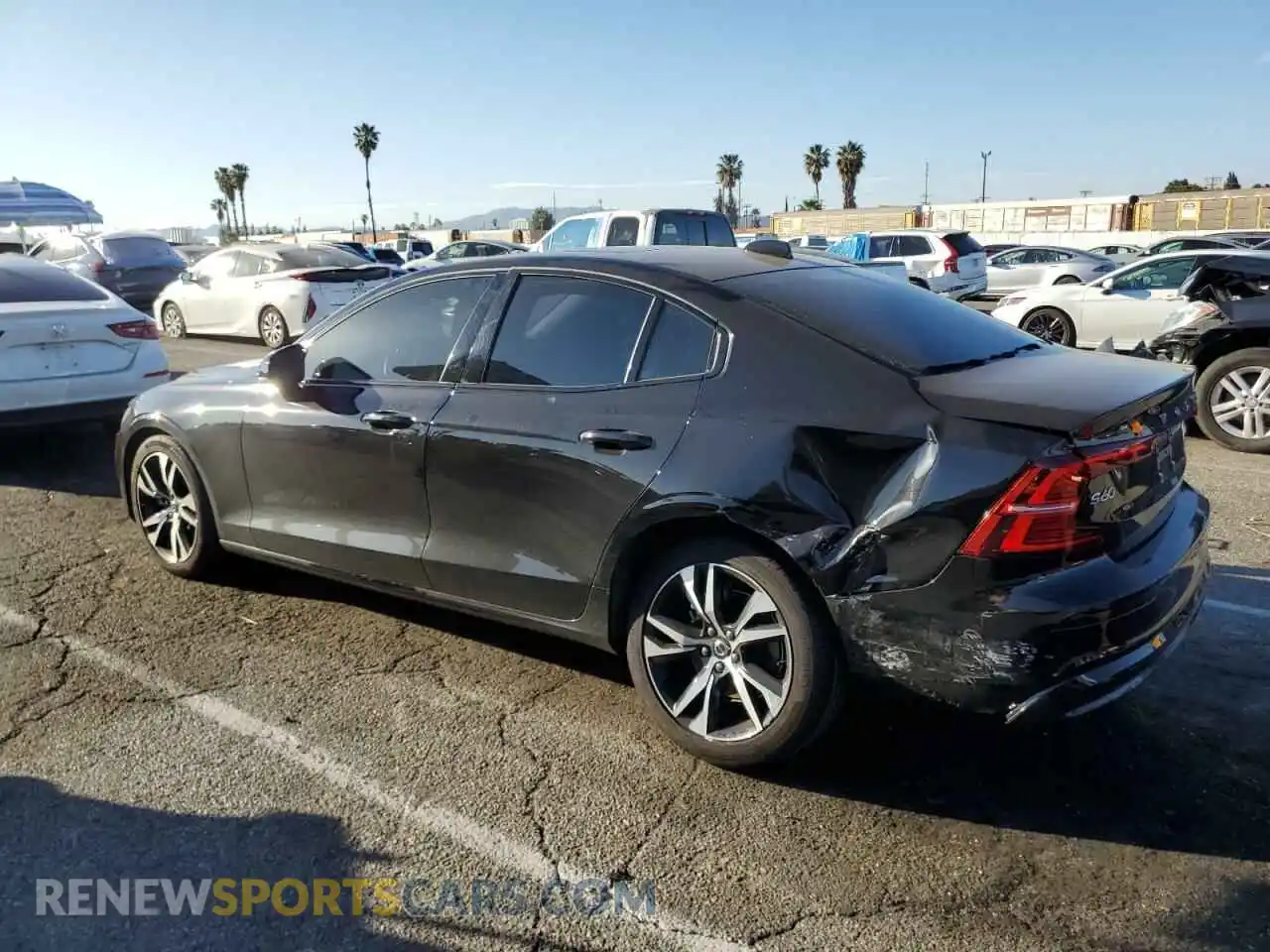 2 Photograph of a damaged car 7JRL12FK8RG325192 VOLVO S60 CORE 2024