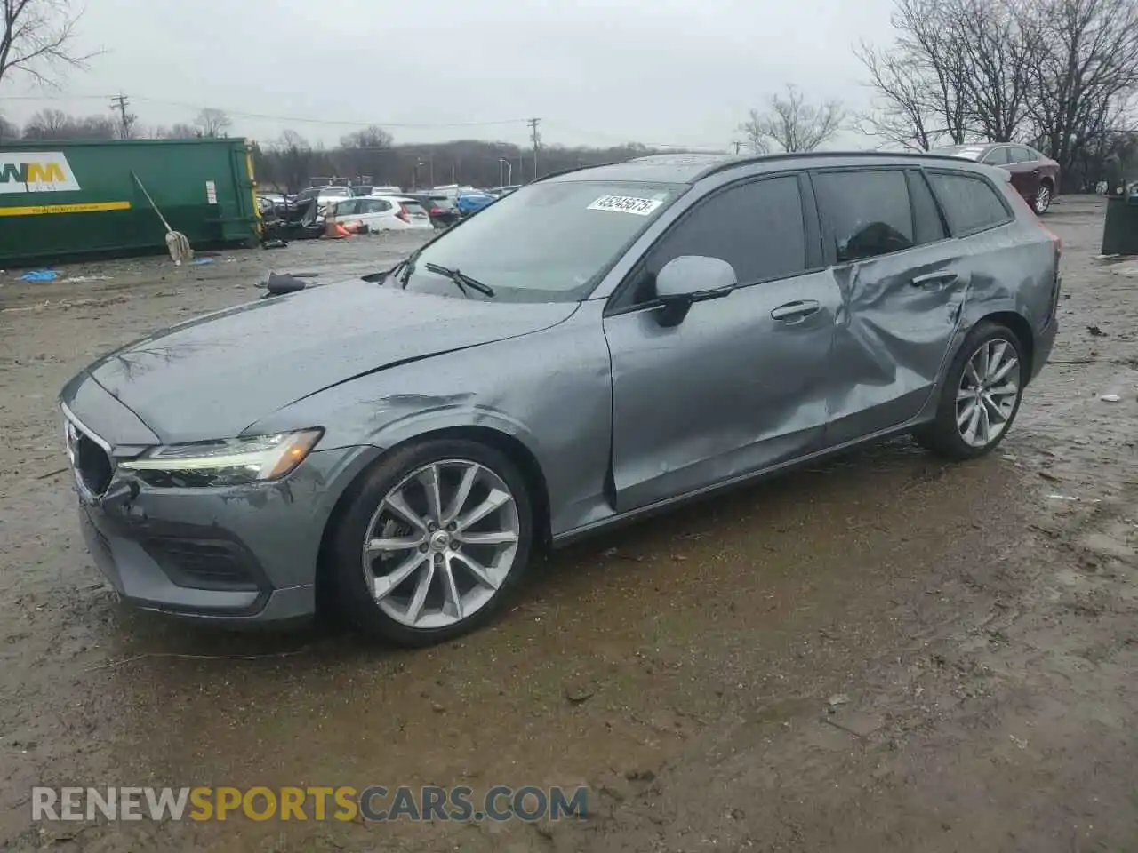 1 Photograph of a damaged car YV1102EK1L1388794 VOLVO V60 2020