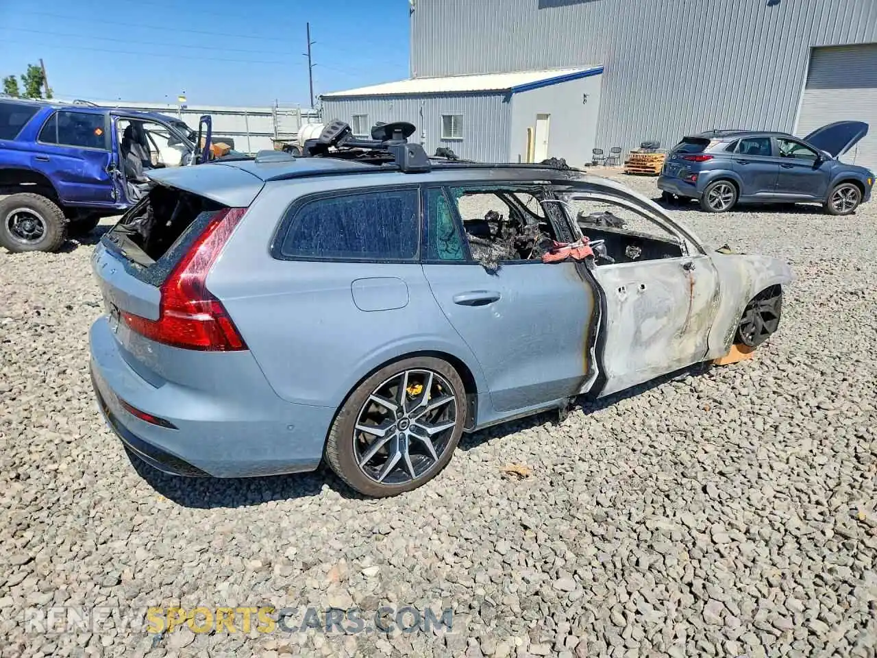 3 Photograph of a damaged car YV1H60EP7R1615864 VOLVO V60 2024