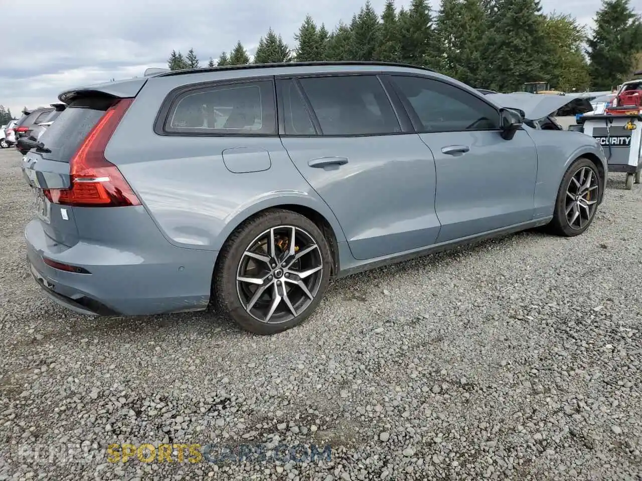 3 Photograph of a damaged car YV1H60EP7R1623088 VOLVO V60 2024