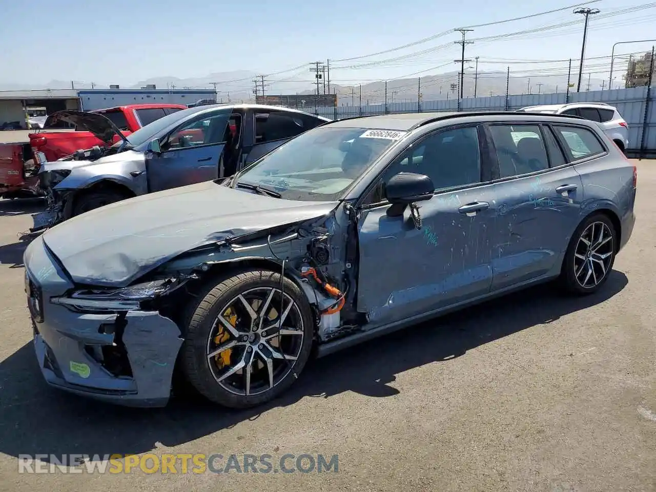 1 Photograph of a damaged car YV1H60EP9R1610360 VOLVO V60 2024