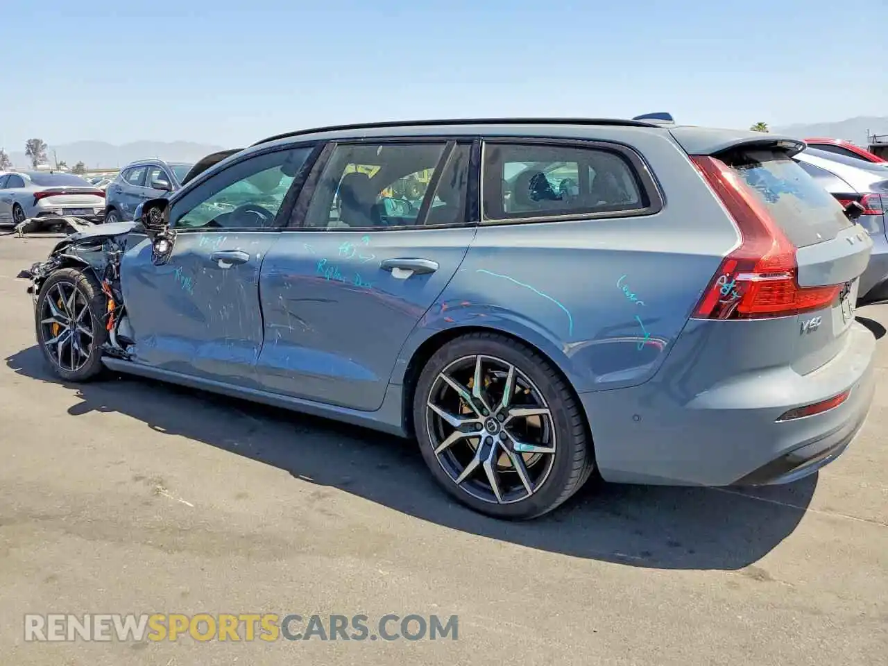 2 Photograph of a damaged car YV1H60EP9R1610360 VOLVO V60 2024