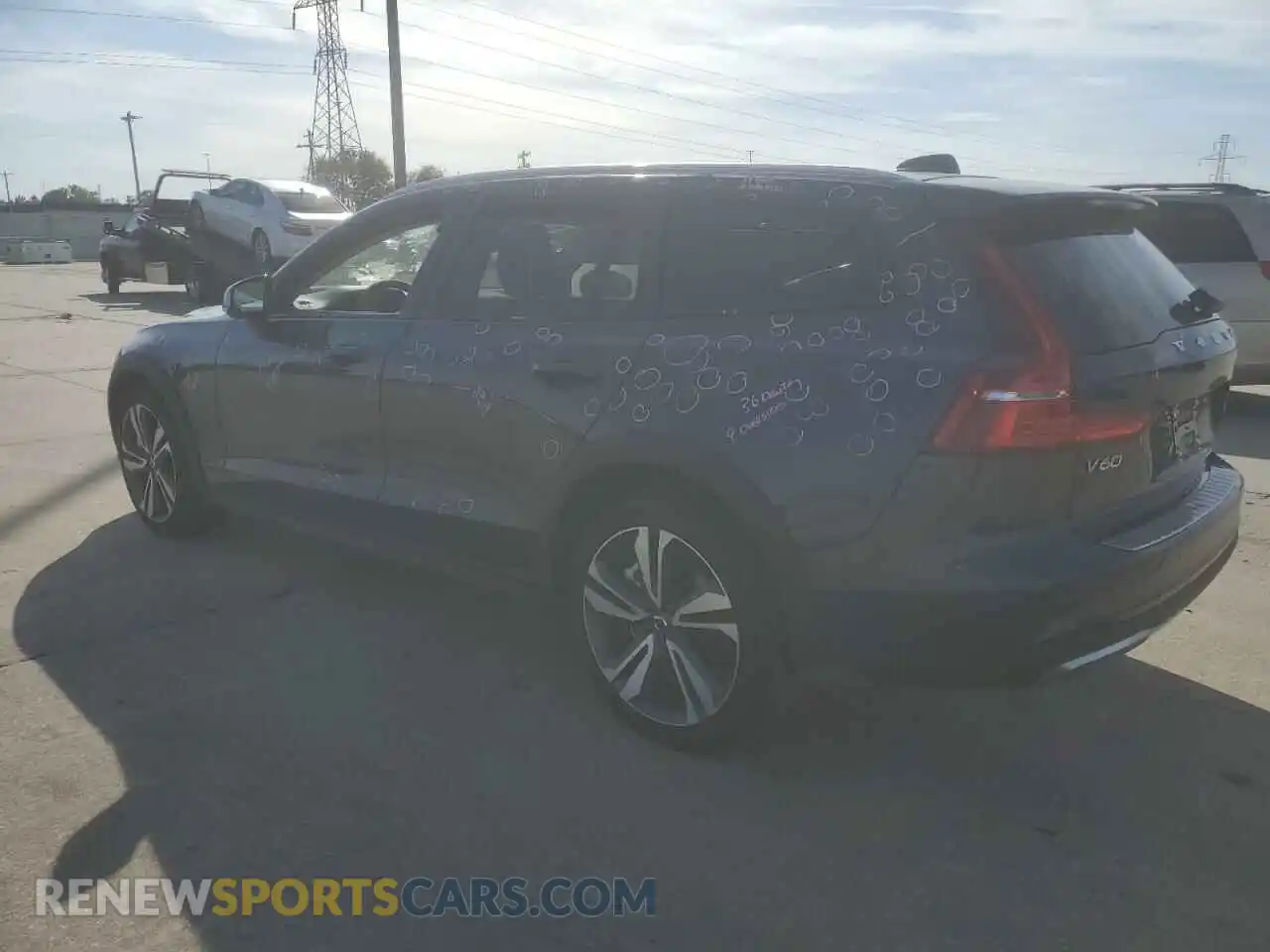 2 Photograph of a damaged car YV4L12WY1R2137899 VOLVO V60 2024