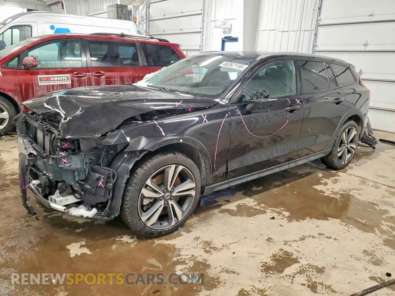 1 Photograph of a damaged car YV4L12WK0S2148992 VOLVO V60 2025