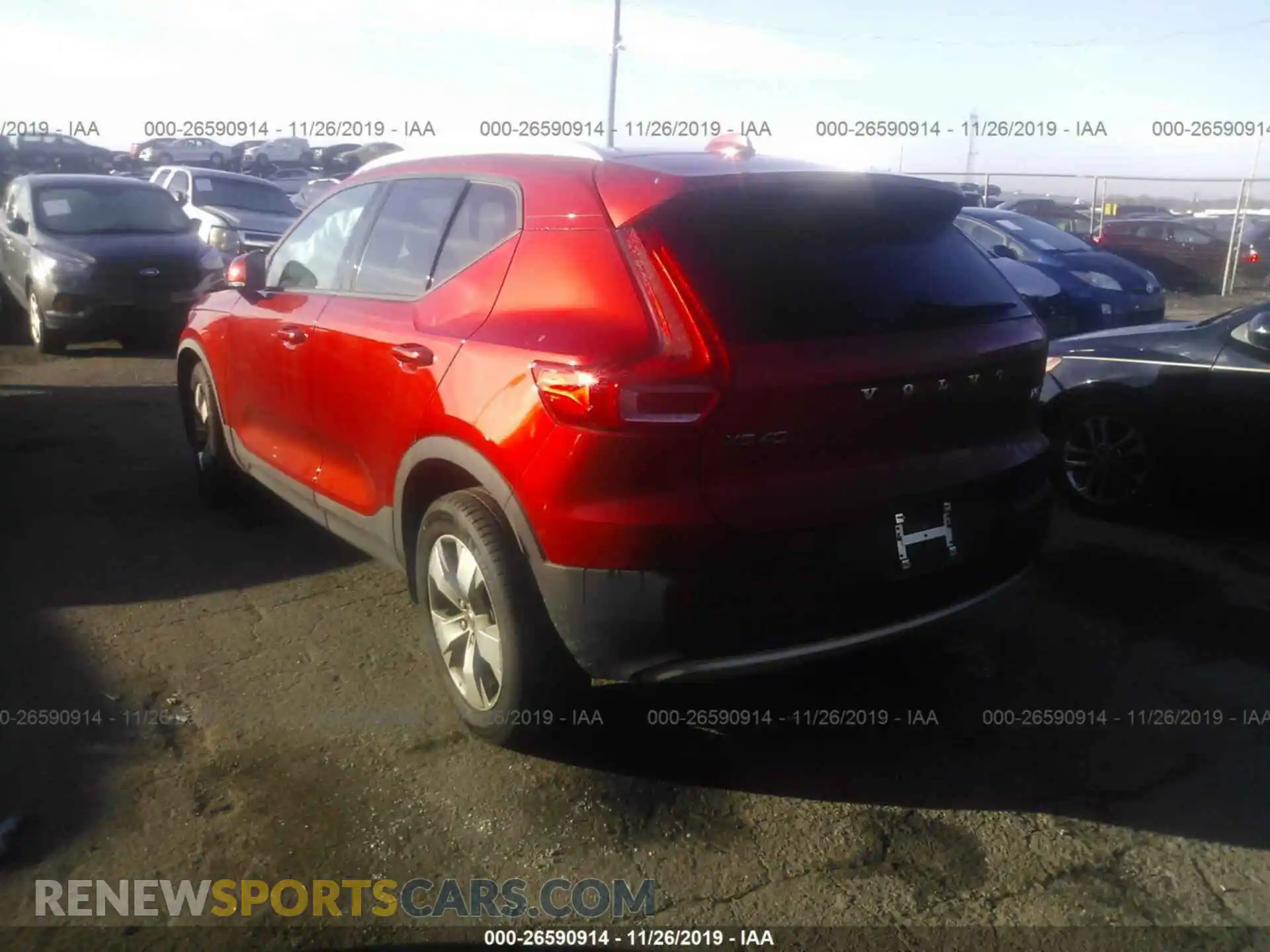 3 Photograph of a damaged car YV4162UK9K2118904 VOLVO XC40 2019