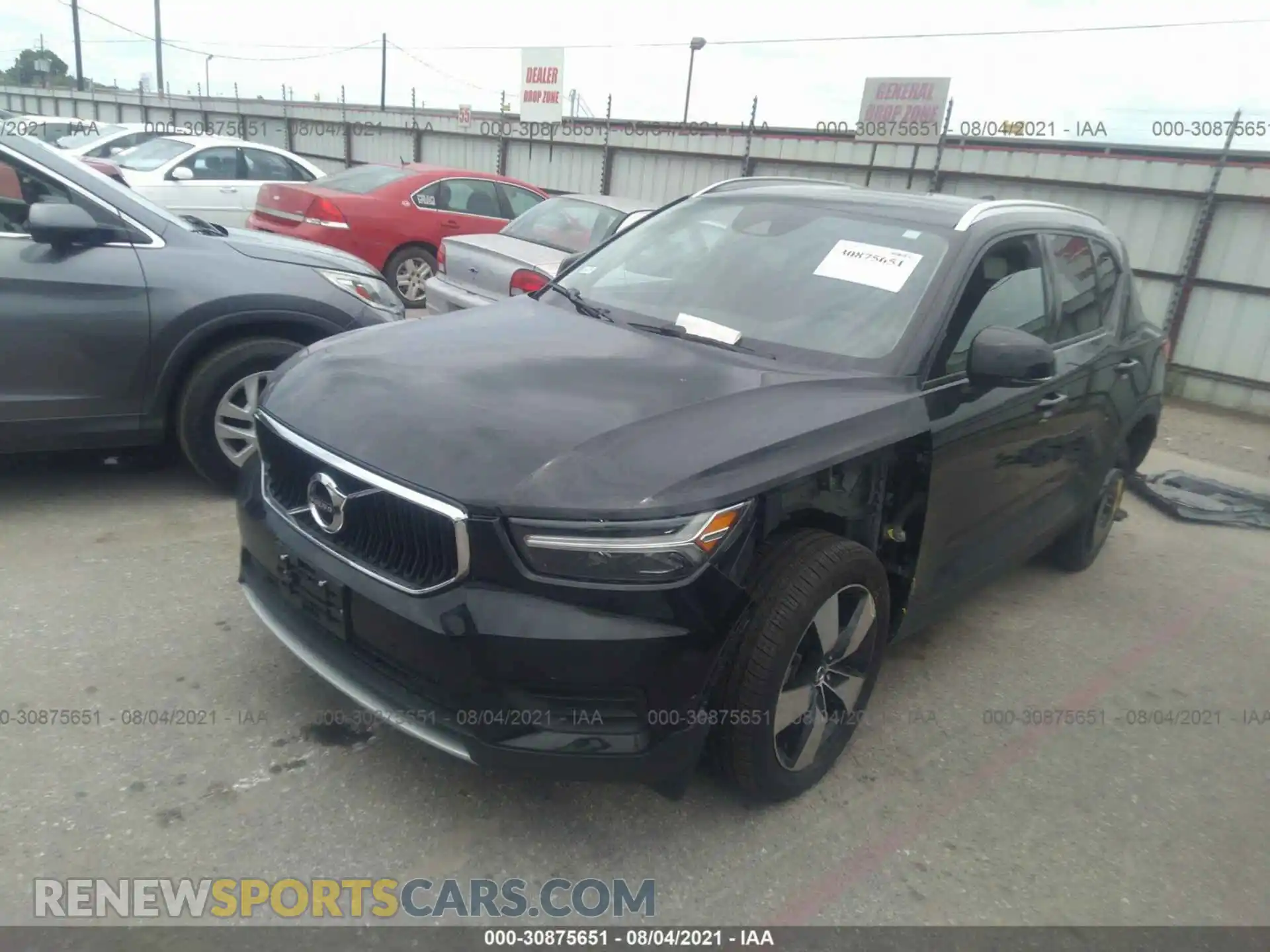 2 Photograph of a damaged car YV4162XZXK2019212 VOLVO XC40 2019