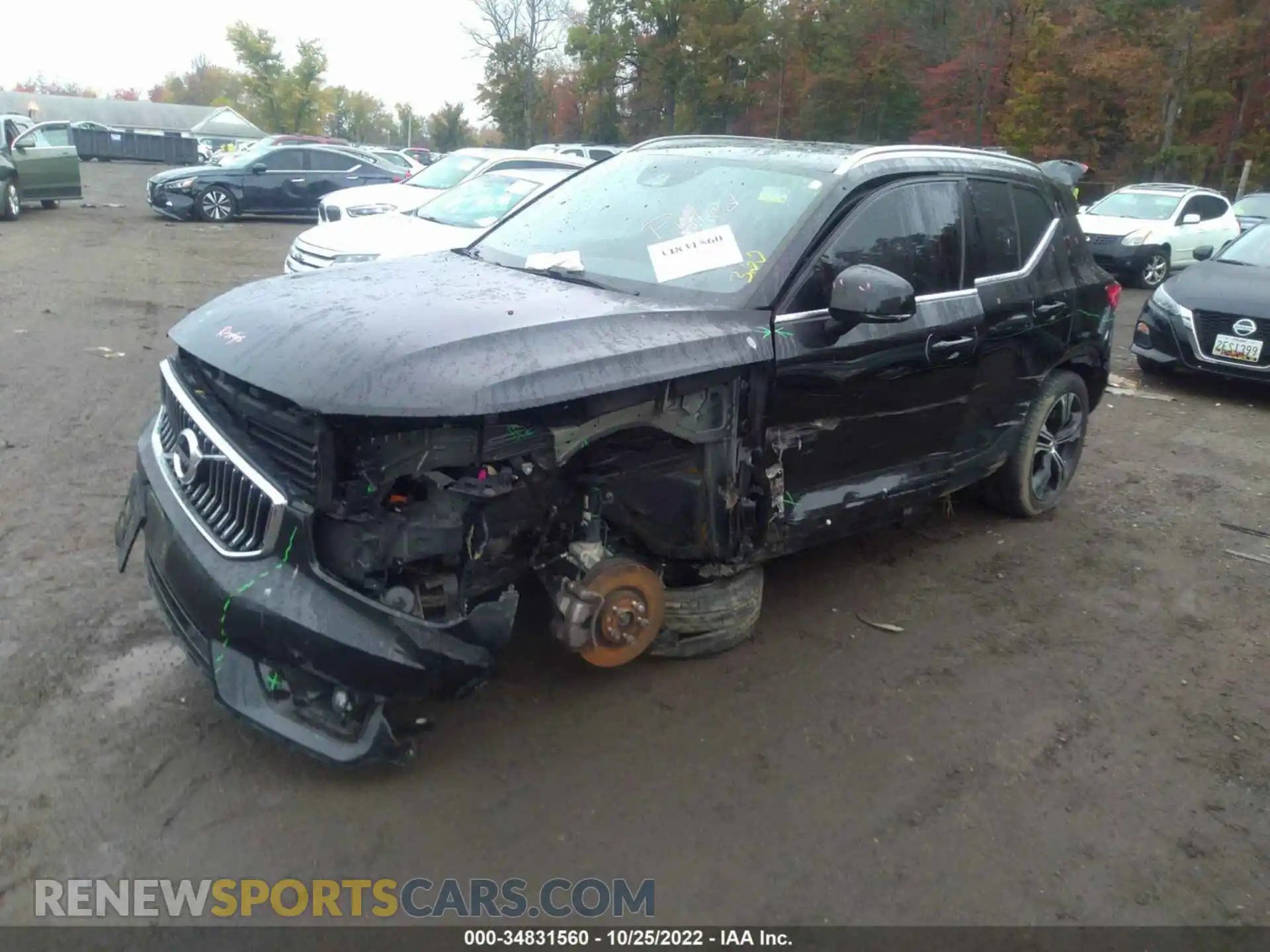 2 Photograph of a damaged car YV4AC2HL2K2121476 VOLVO XC40 2019