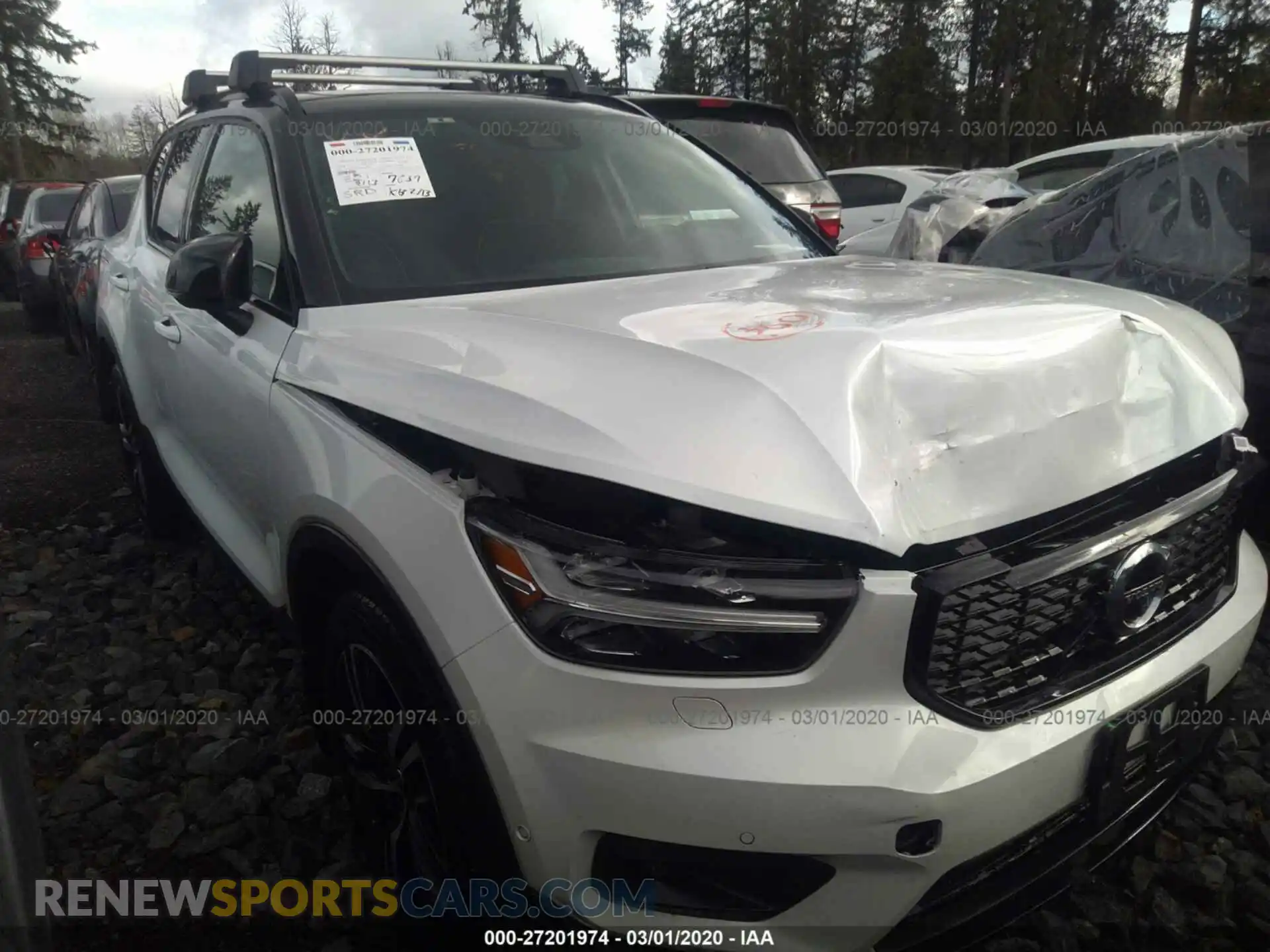 1 Photograph of a damaged car YV4AC2HM0K2123963 VOLVO XC40 2019