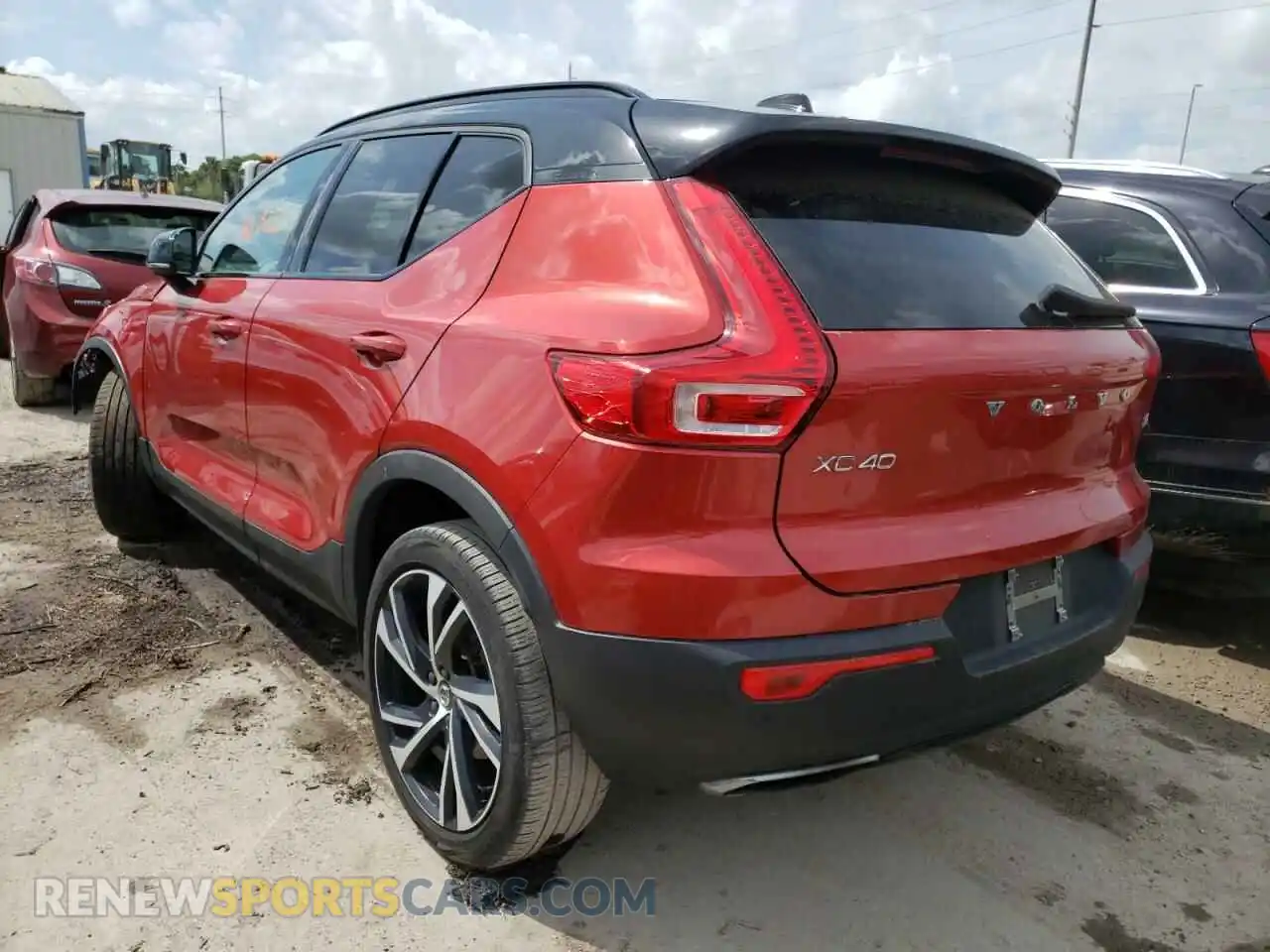 3 Фотография поврежденного автомобиля YV4AC2HM3L2244620 VOLVO XC40 2020