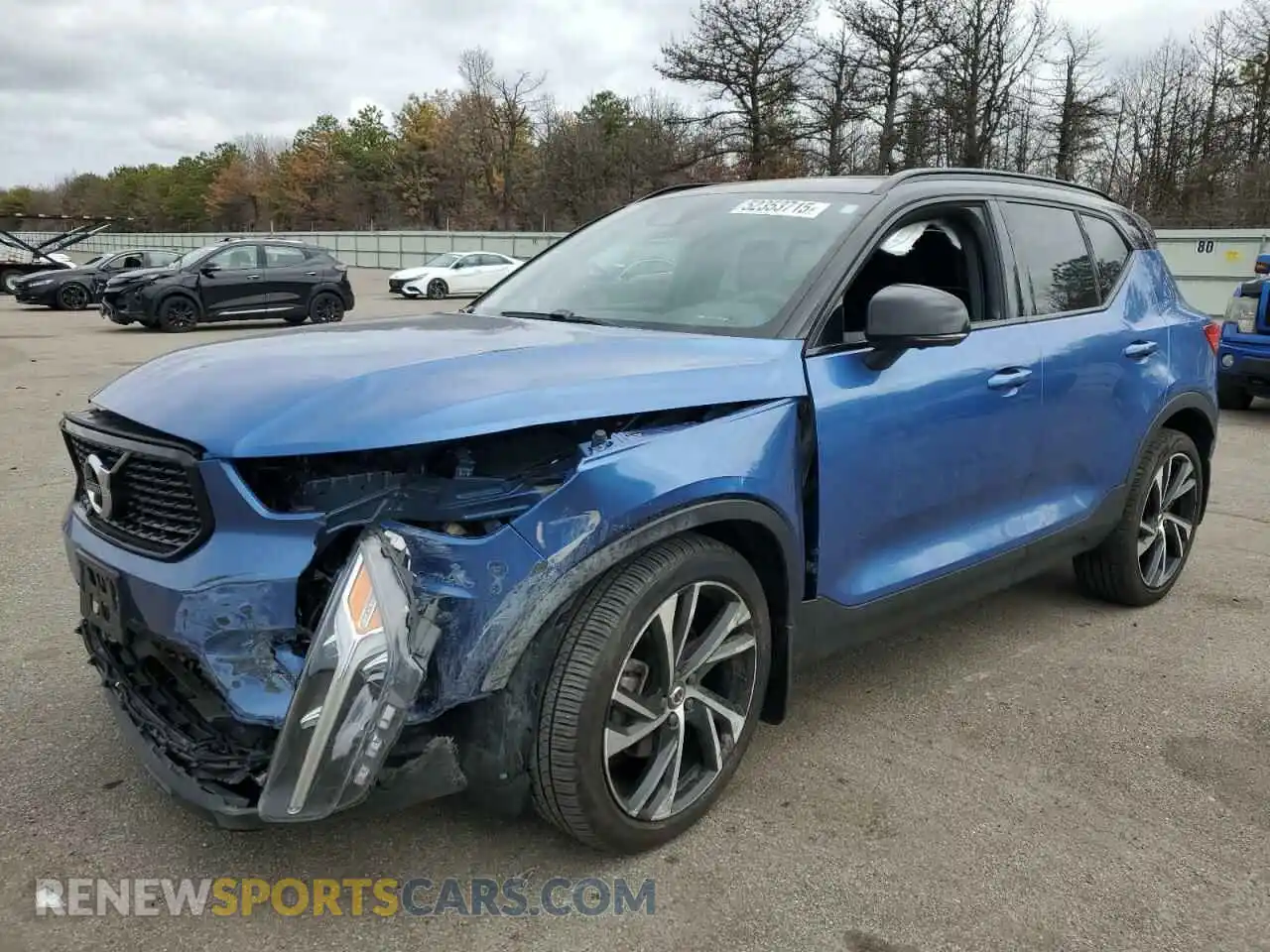 1 Photograph of a damaged car YV4162UM7M2565137 VOLVO XC40 2021