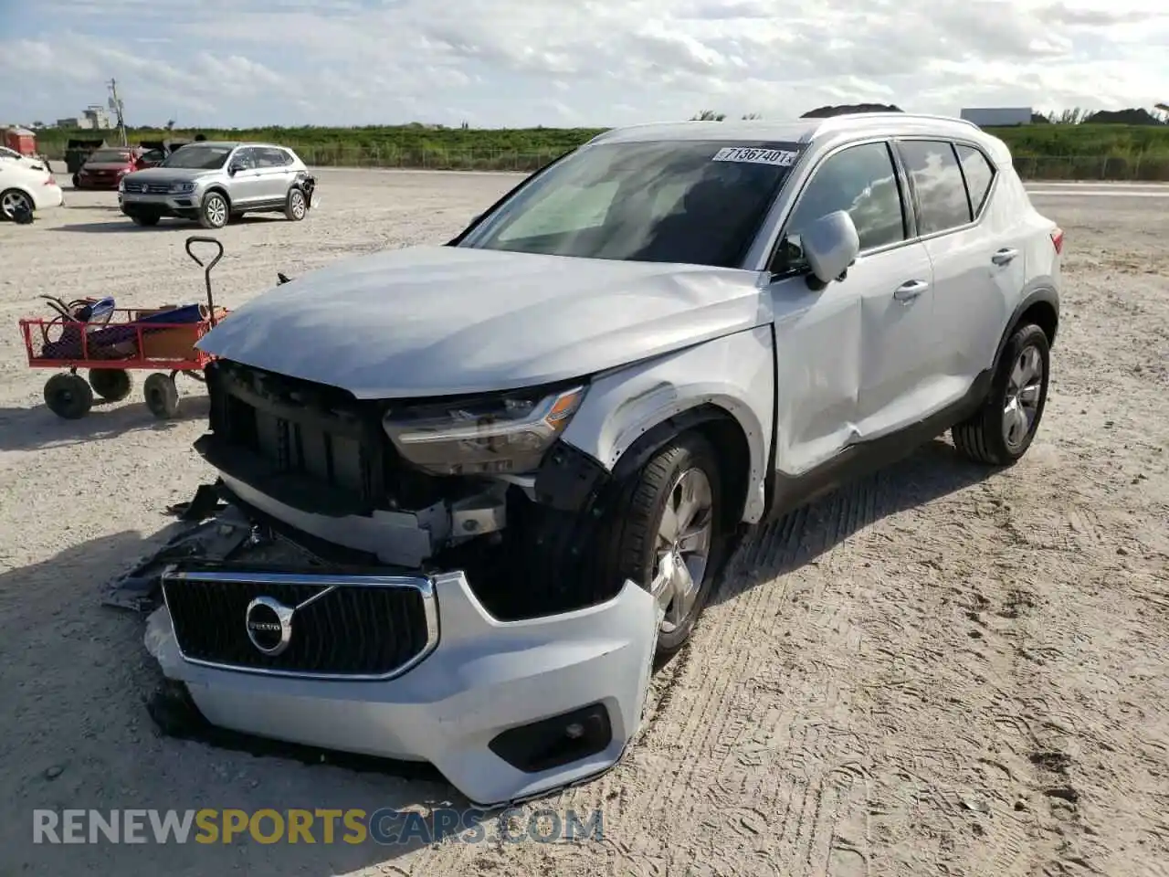 2 Фотография поврежденного автомобиля YV4AC2HKXM2469875 VOLVO XC40 2021