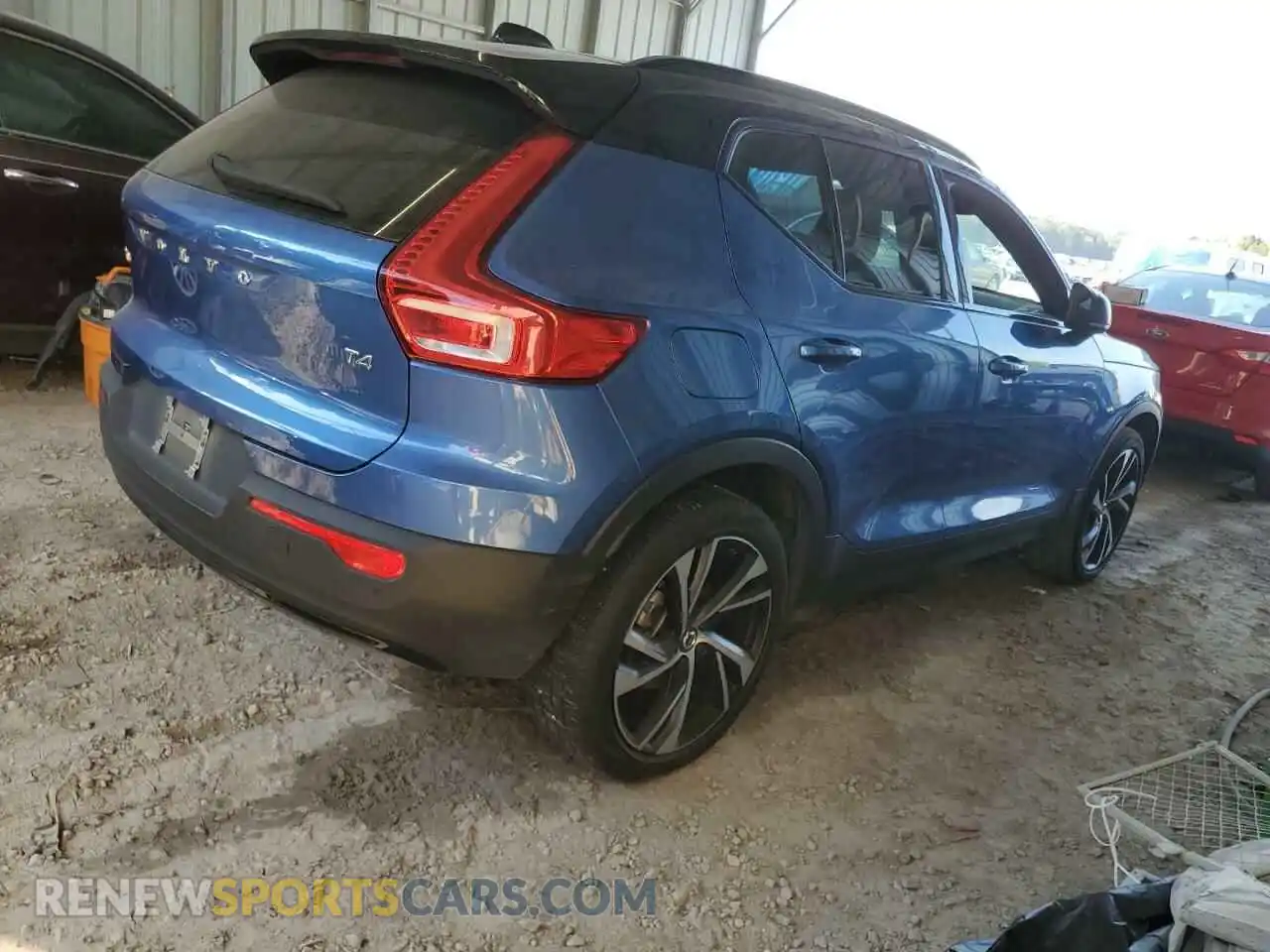 3 Фотография поврежденного автомобиля YV4AC2HM2M2615140 VOLVO XC40 2021