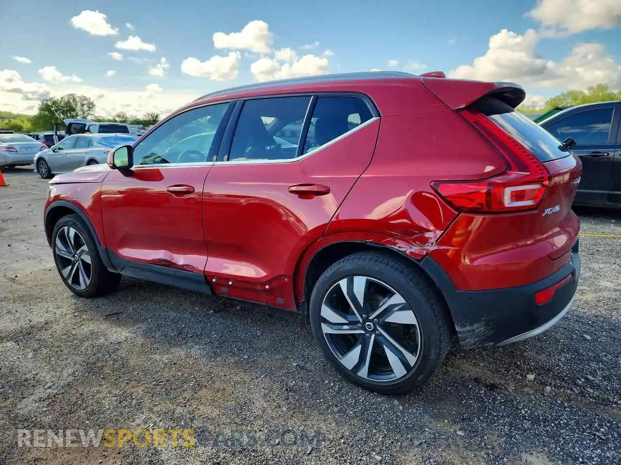 2 Фотография поврежденного автомобиля YV4L12UEXR2316791 VOLVO XC40 2024