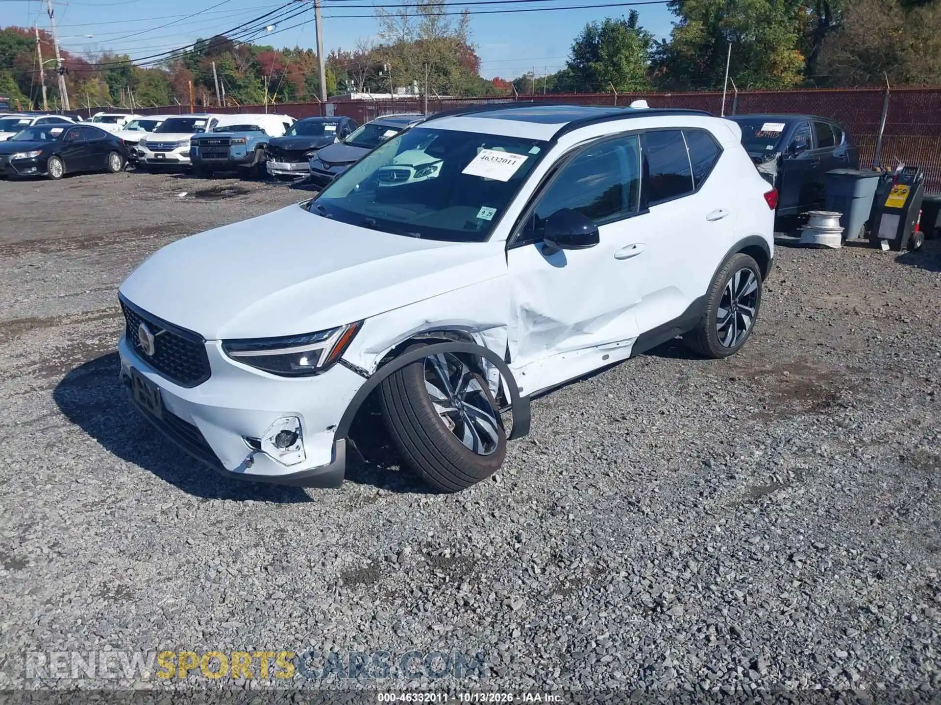 2 Photograph of a damaged car YV4L12UL5R2371776 VOLVO XC40 2024