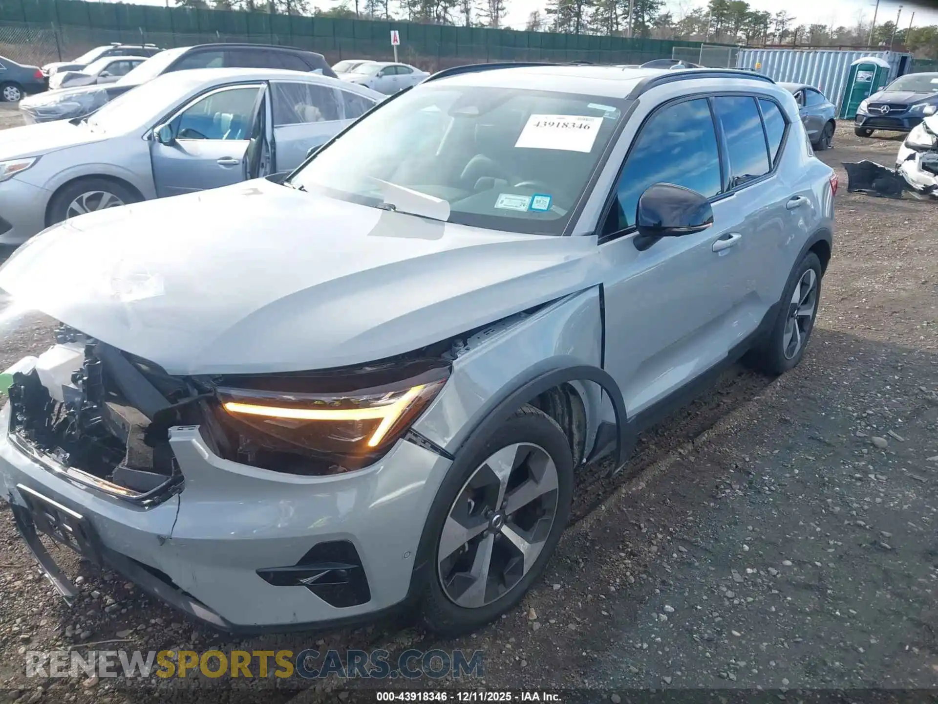 2 Photograph of a damaged car YV4L12UC8S2483428 VOLVO XC40 2025