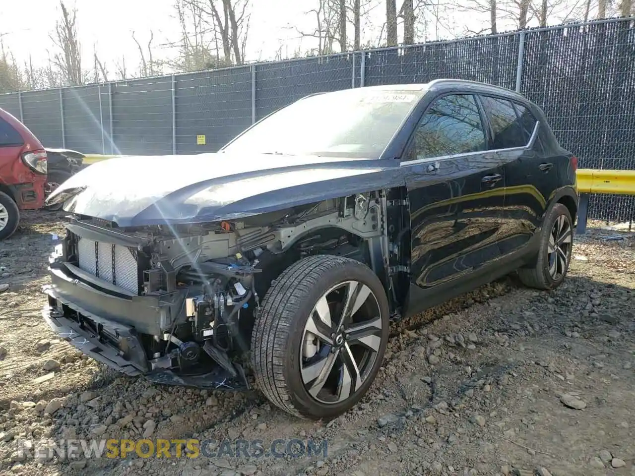 1 Photograph of a damaged car YV4L12UE0R2282652 VOLVO XC40 PLUS 2024