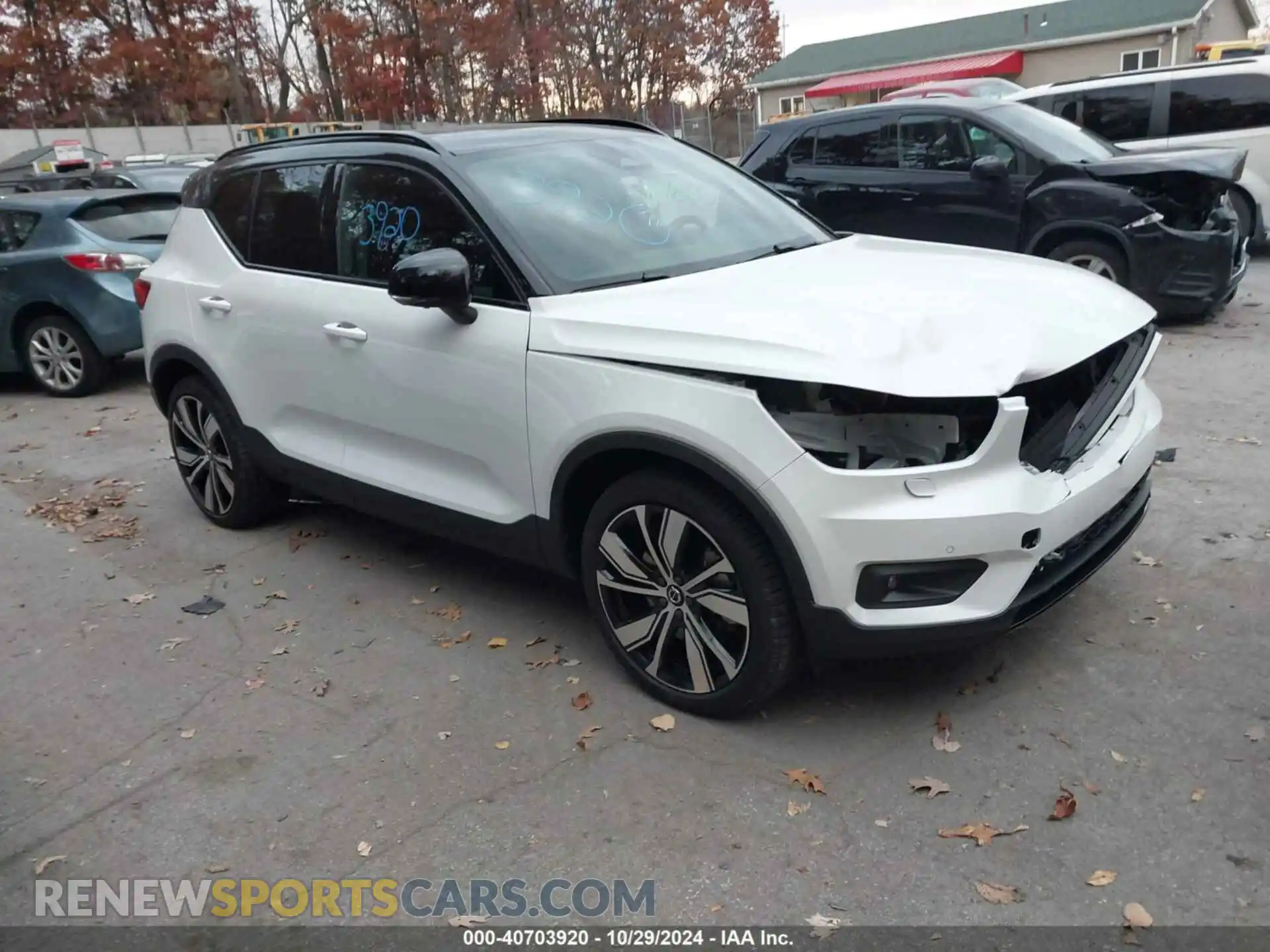 1 fotografías del automóvil dañado YV4ED3UR0M2565974 VOLVO XC40 RECHARGE PURE ELECTRIC 2021