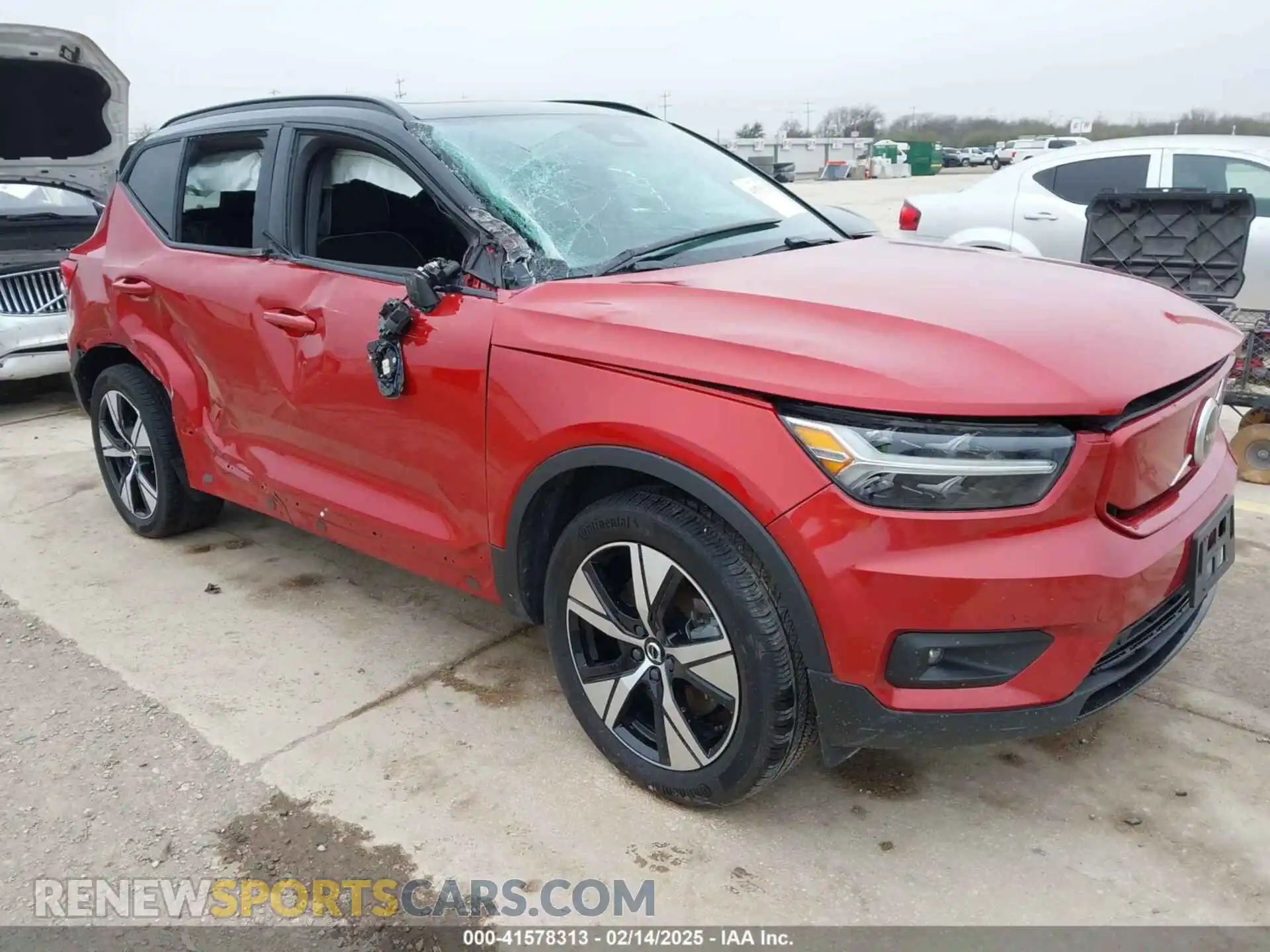 1 fotografías del automóvil dañado YV4ED3UR7M2564563 VOLVO XC40 RECHARGE PURE ELECTRIC 2021