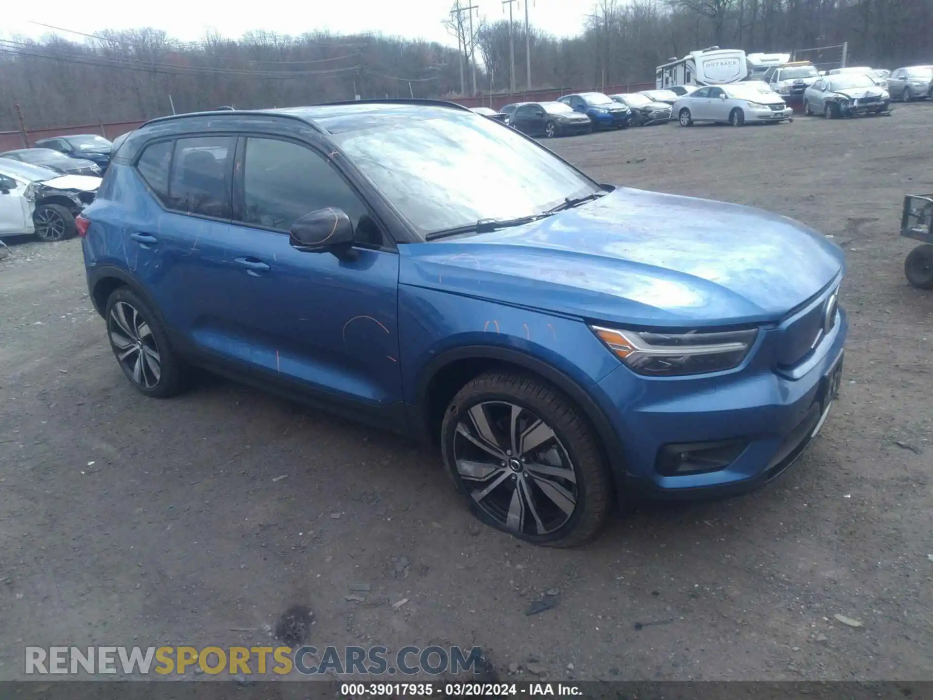 1 fotografías del automóvil dañado YV4ED3UR9M2553628 VOLVO XC40 RECHARGE PURE ELECTRIC 2021