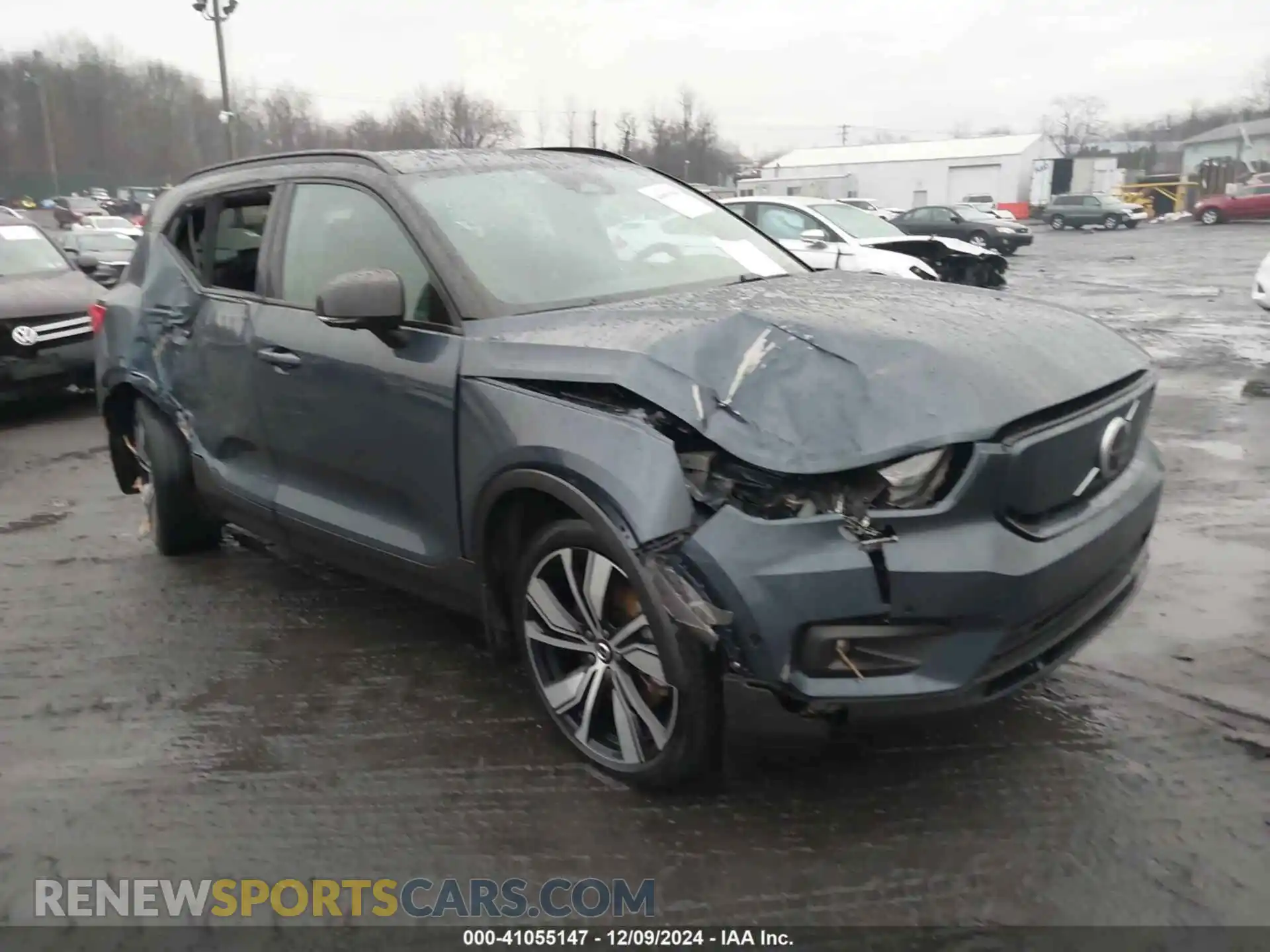 1 fotografías del automóvil dañado YV4ED3UR0N2653554 VOLVO XC40 RECHARGE PURE ELECTRIC 2022