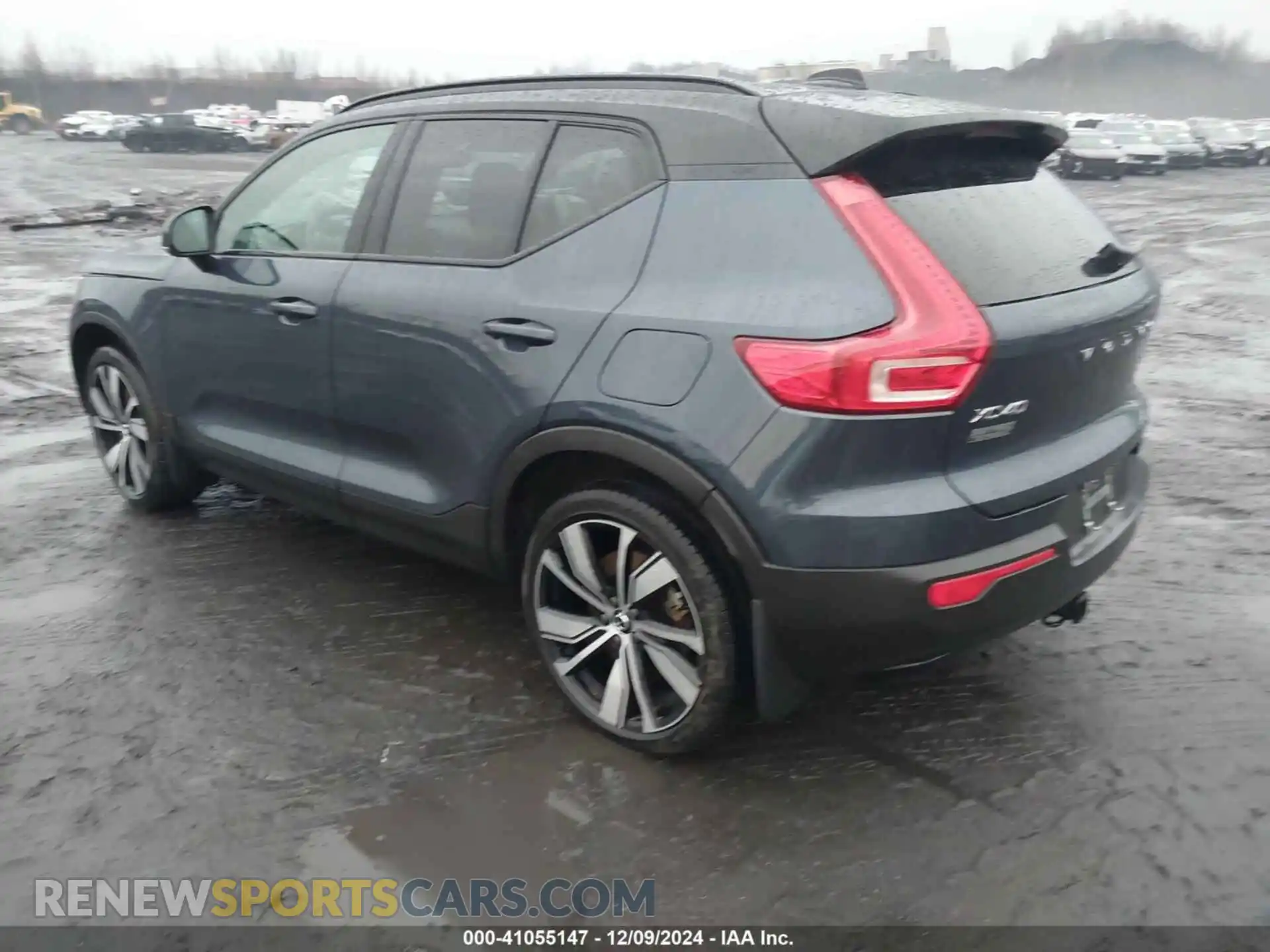 3 fotografías del automóvil dañado YV4ED3UR0N2653554 VOLVO XC40 RECHARGE PURE ELECTRIC 2022